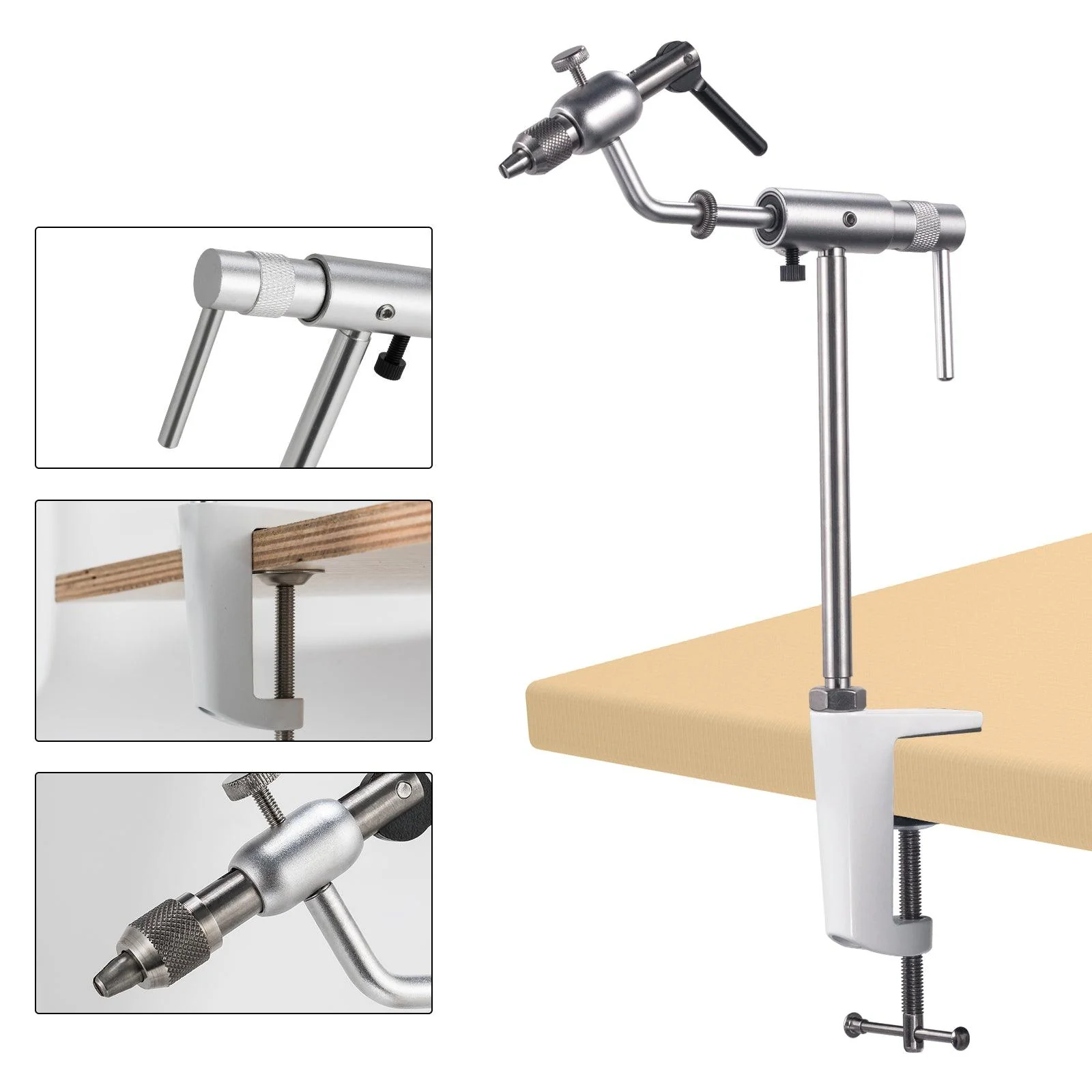 Dr.Fish Fly Tying Vise C-Clamp Mount - Image 5