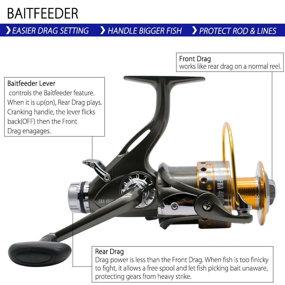 FRA Baitfeeder Spinning Reel 4000 - Image 7
