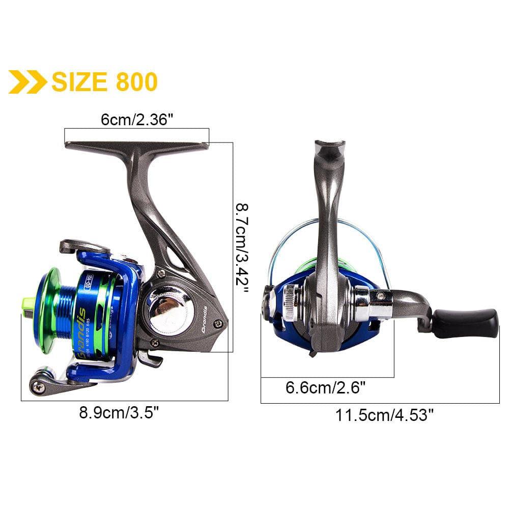 Dr.FIsh Bass Trout Freshwater Fishing Reel 800/900 - Image 14