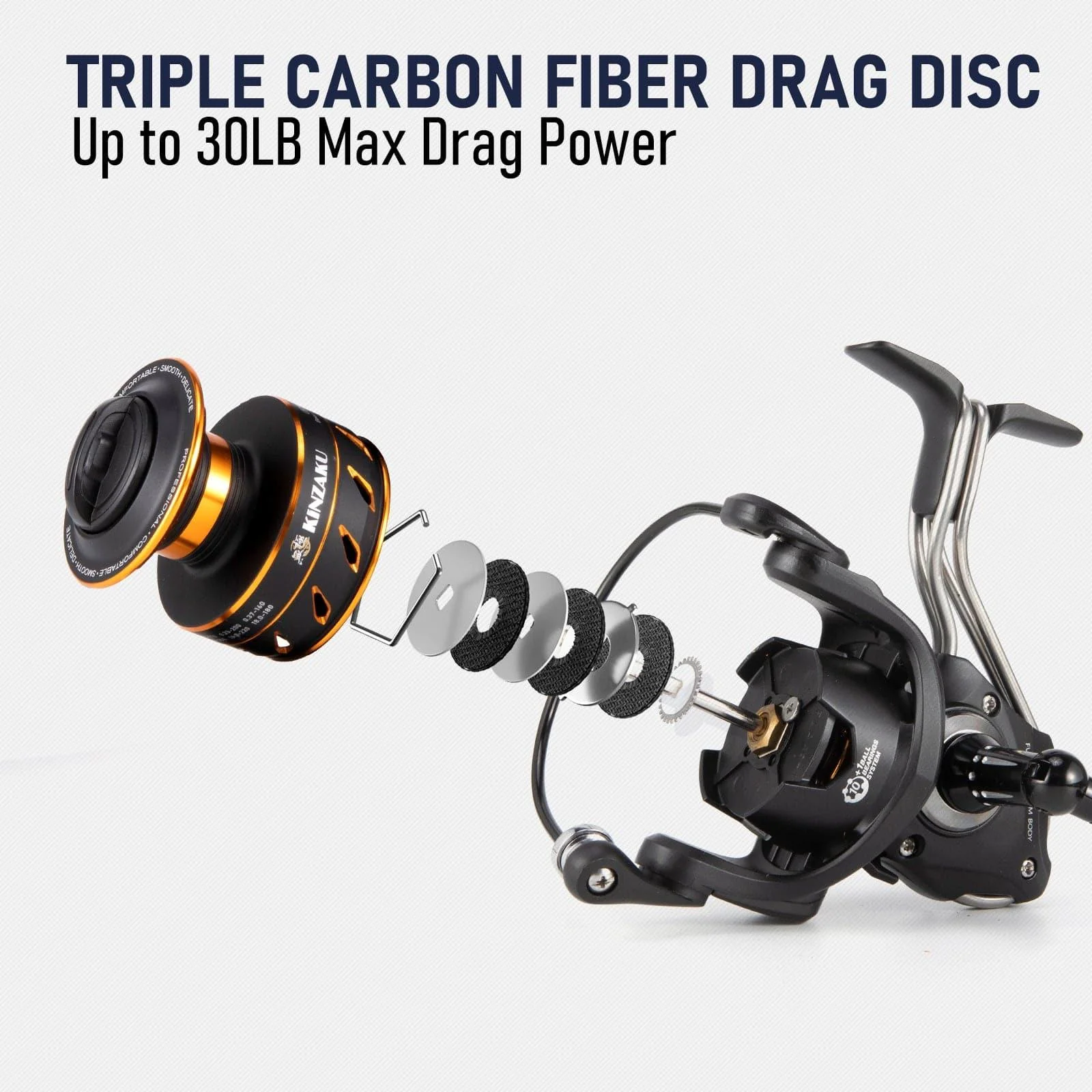 Dr.Fish Full Aluminum Spinning Reel 1000-4000 - Image 5