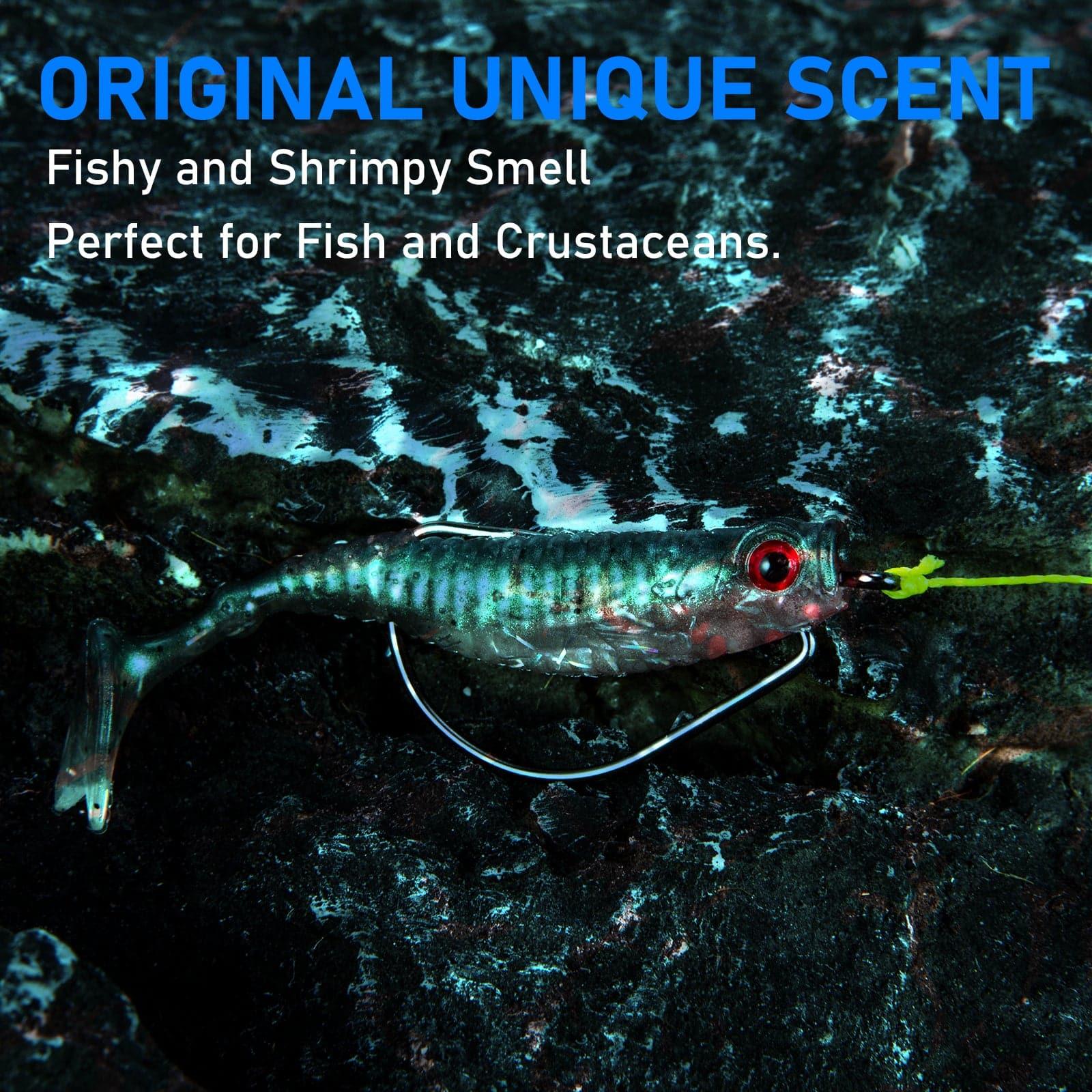 Dr.Fish 8pcs Gillter Foil Soft Baits 2.56'' - Image 5