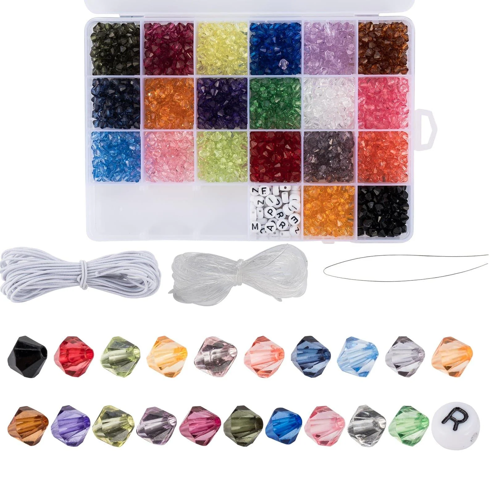 Dr.Fish Lot Glass Crystal Beads Kit 6/8mm - Image 8