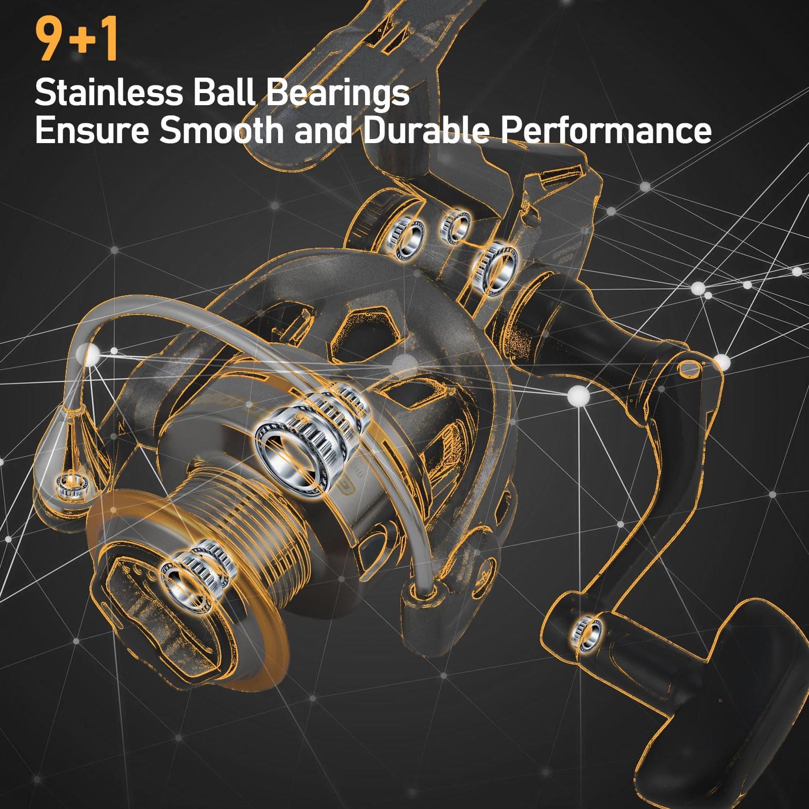 Dr.Fish Gryphon Spinning Reel 800-4000 - Image 3