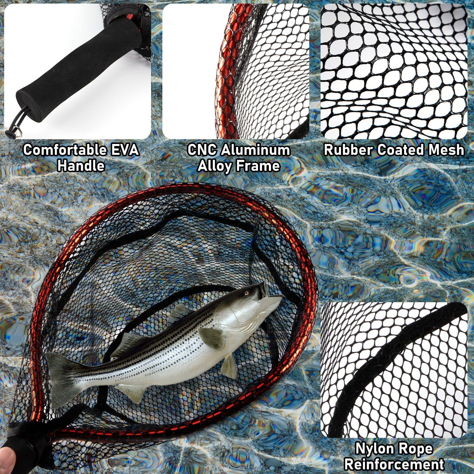Dr.Fish Handle Landing Flying Fishing Net - Image 3