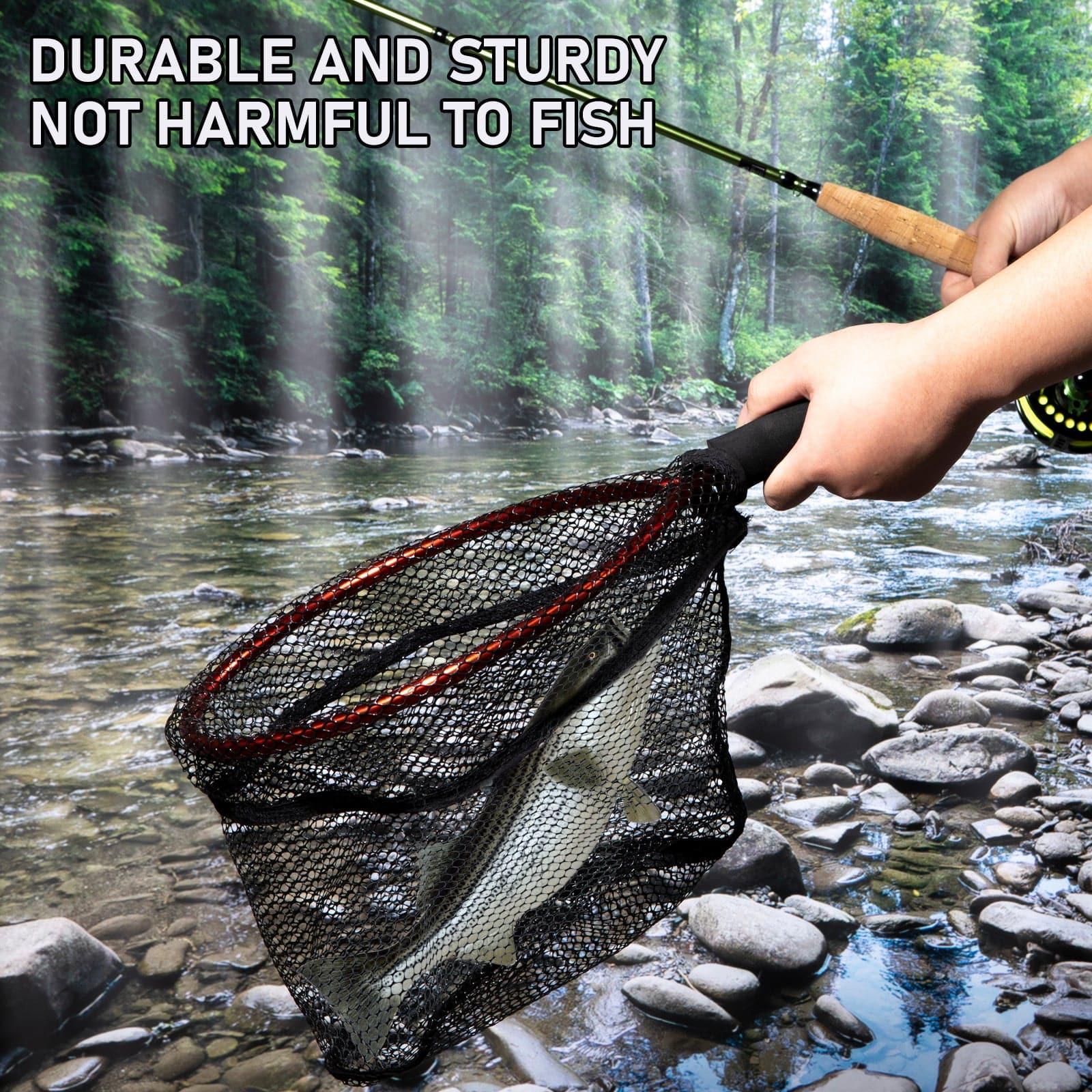 Dr.Fish Handle Landing Flying Fishing Net - Image 6
