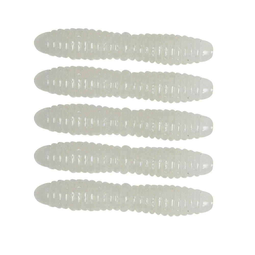 Dr.Fish 15pcs Ice Fishing Soft Worms 1.38'' - Image 7