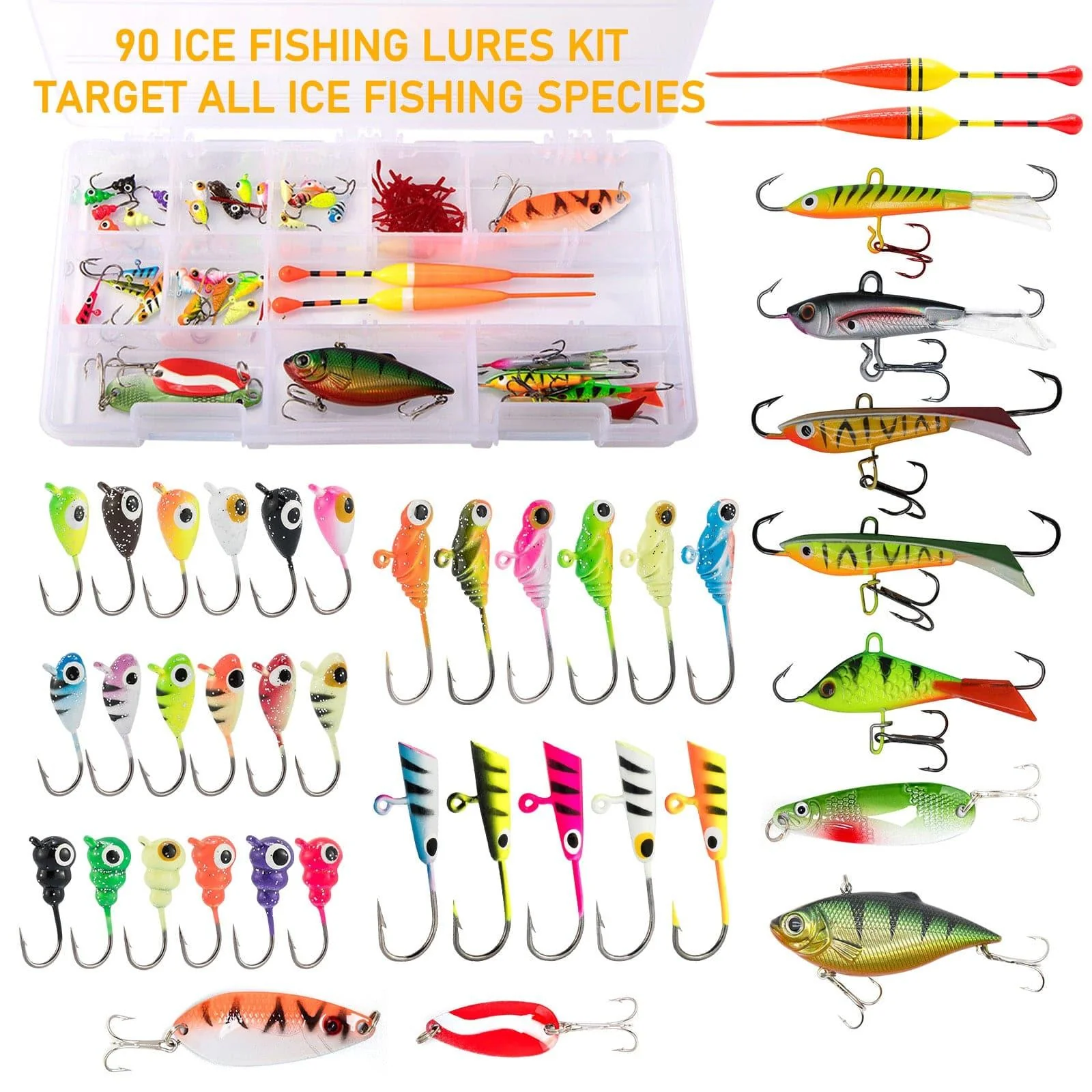 Dr.Fish 94pcs Ice Fishing Rod & Reel Combos - Image 5