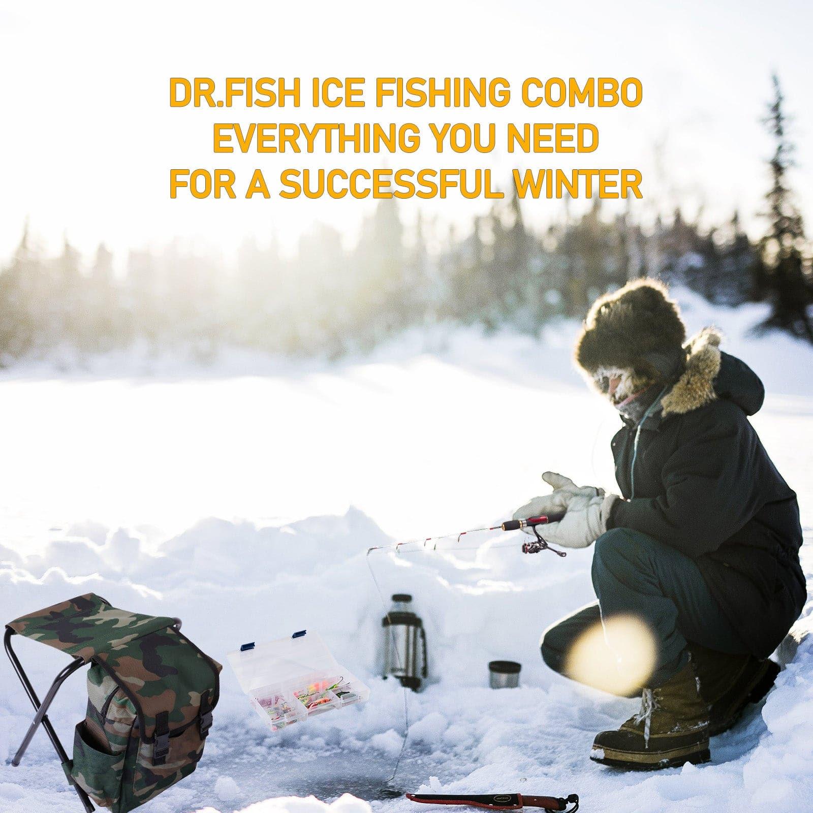 Dr.Fish 94pcs Ice Fishing Rod & Reel Combos - Image 6