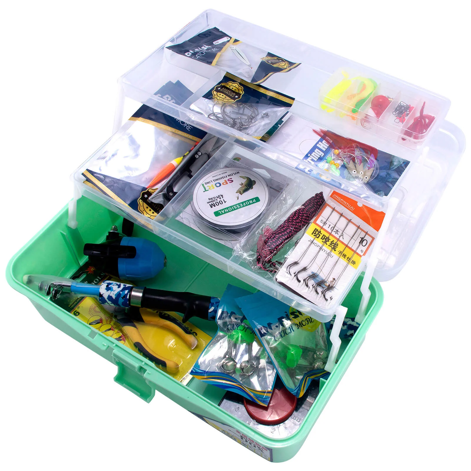 Dr.Fish Kids Fishing Poles Age 4-10 Rod and Reel Combo - Image 10