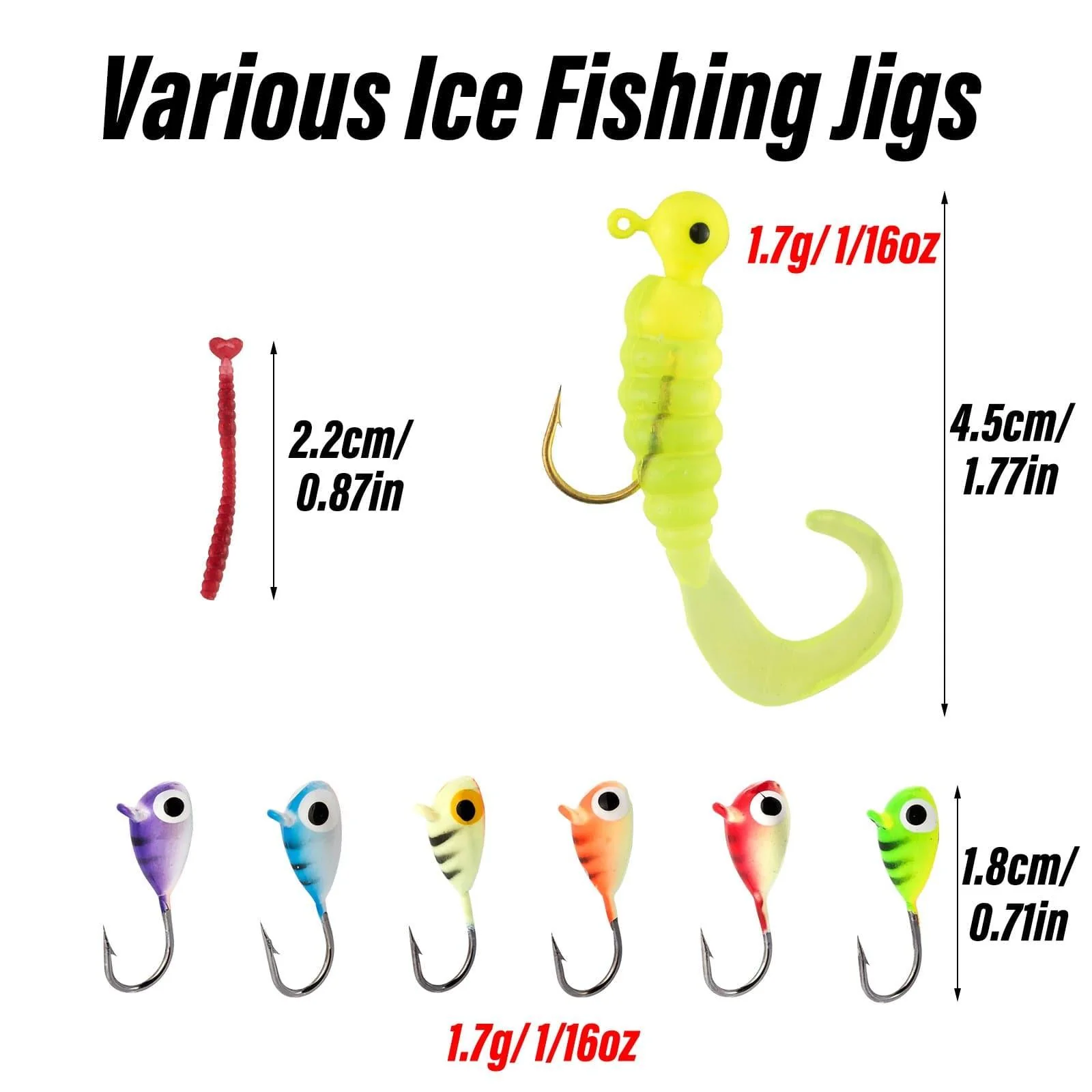Dr.Fish 68pcs lce Fishing Combo - Image 7