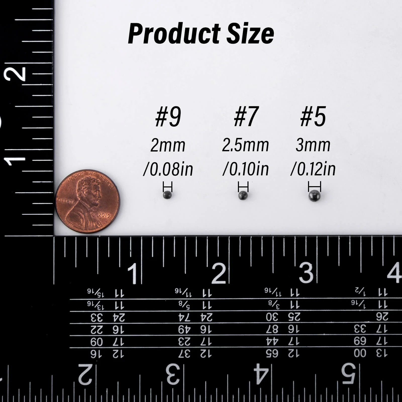 Dr.Fish Lead Shot Balls Sinkers 1lb/2lb - Image 2