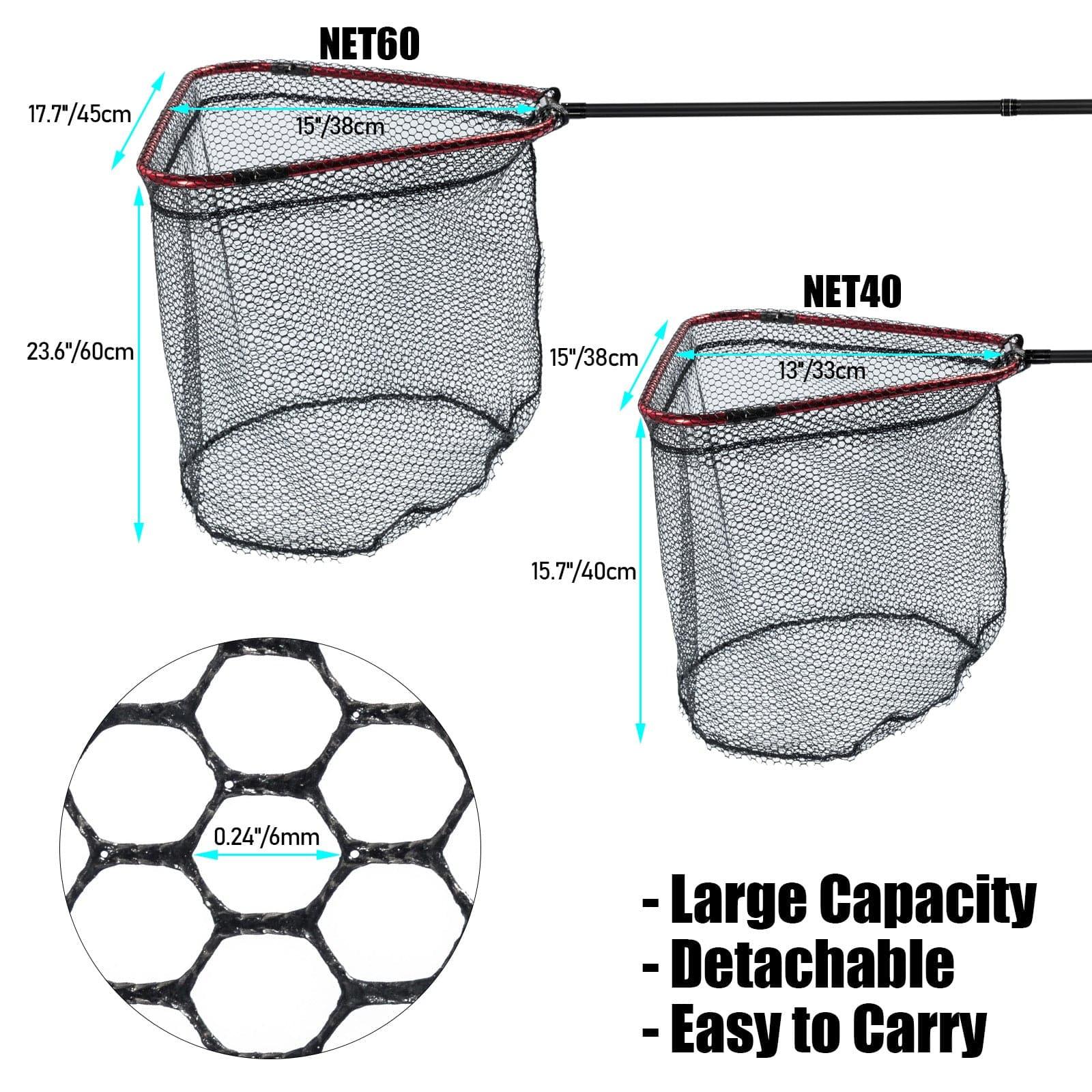Dr.Fish Telescoping Long Handle Landing Net 8.6ft 9.8ft - Image 7