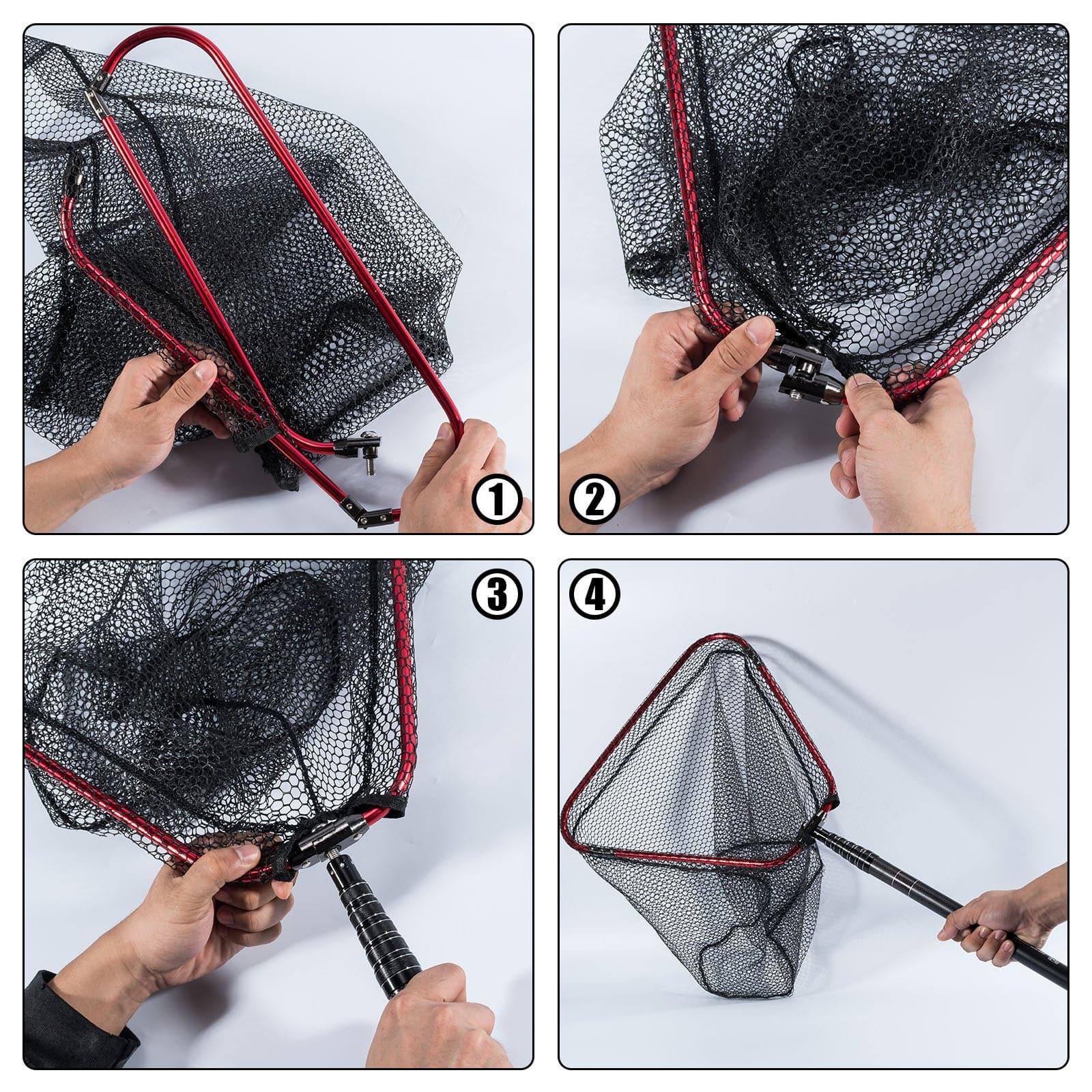 Dr.Fish Telescoping Long Handle Landing Net 8.6ft 9.8ft - Image 8