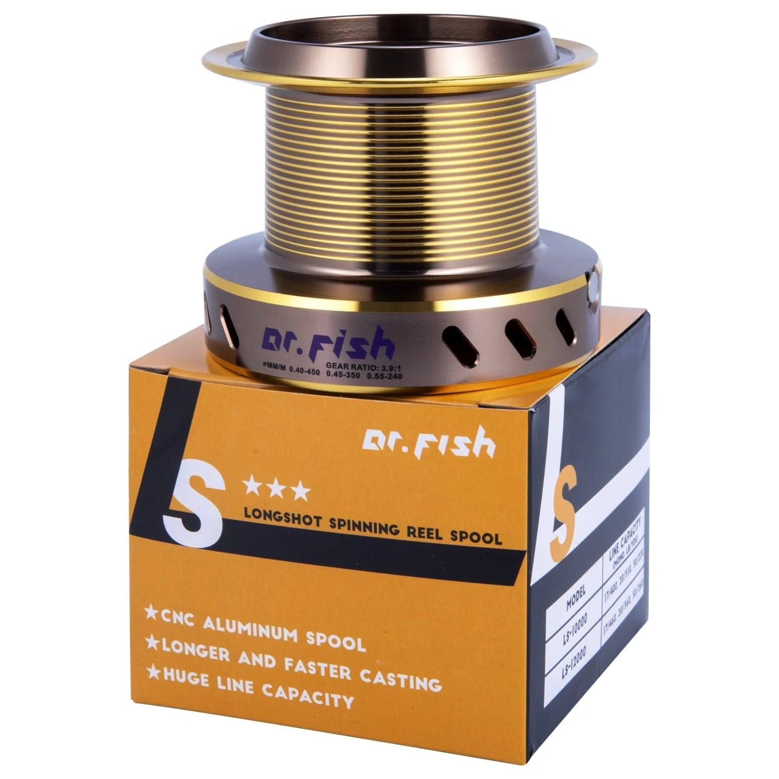 Dr.Fish LongShot Reel Spare Spool 10000/12000 - Image 7