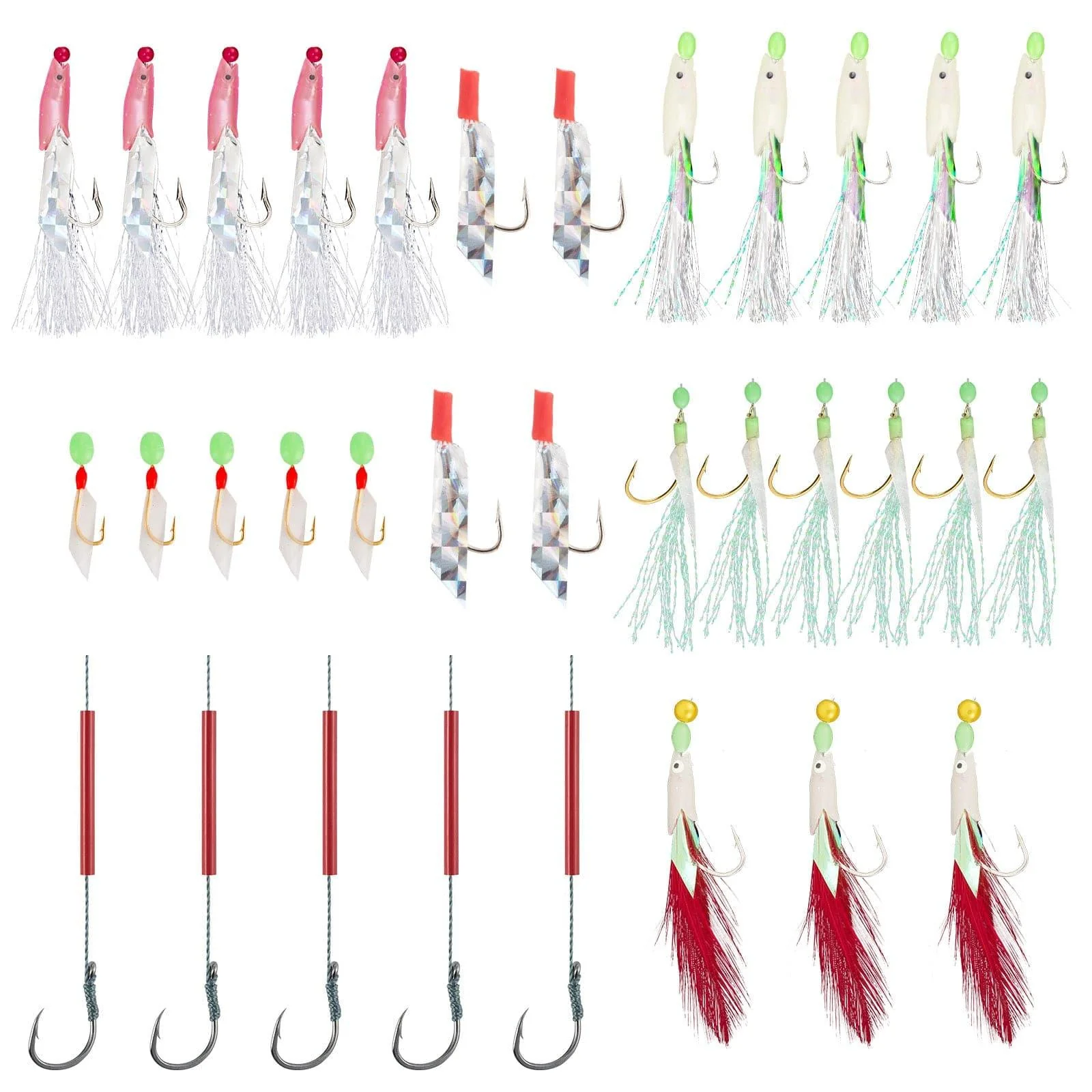 Dr.Fish Lot Mackerel Feather Rigs - Image 11