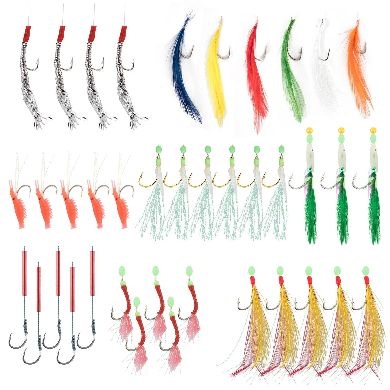 Dr.Fish Lot Mackerel Feather Rigs - Image 14