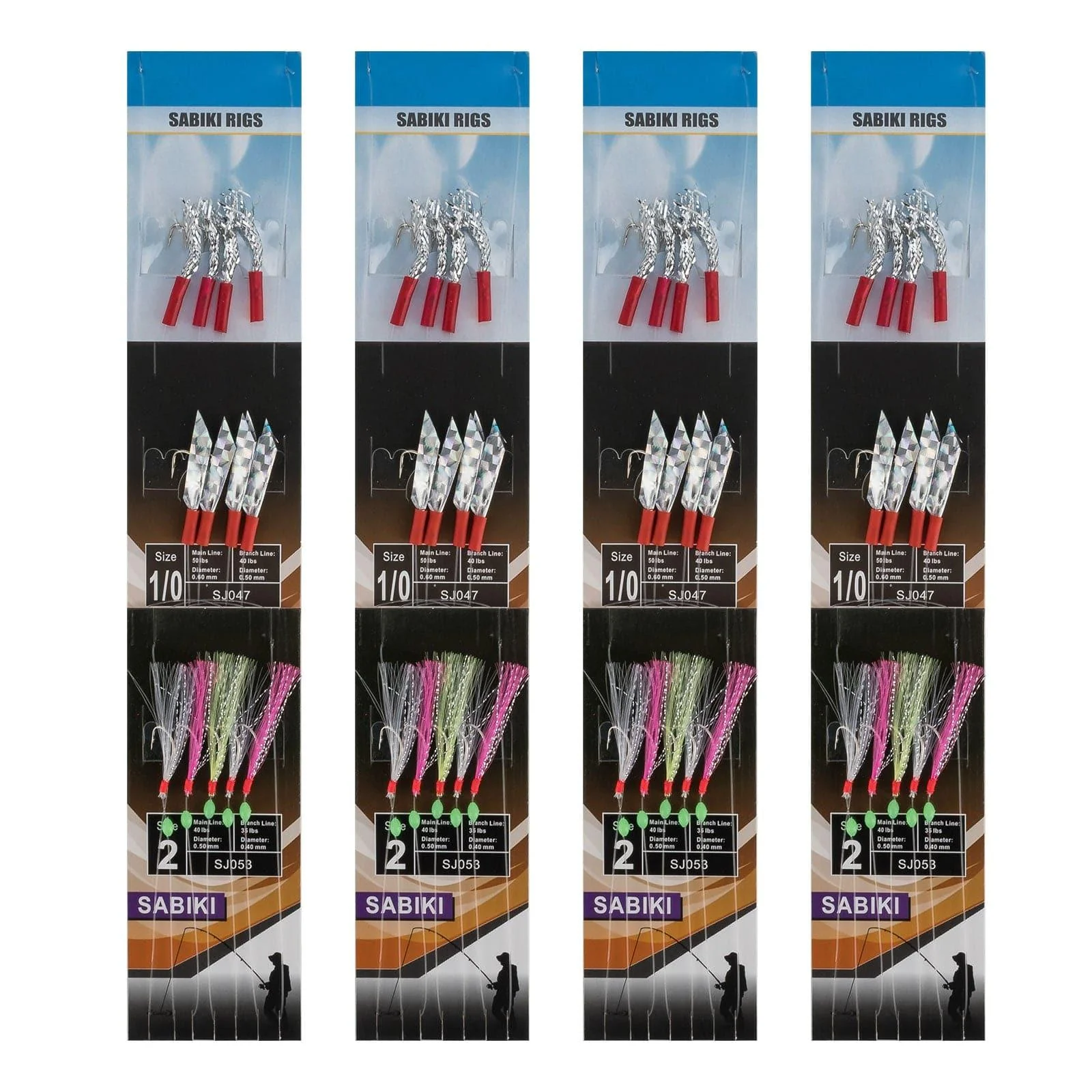 Dr.Fish Lot Mackerel Feather Rigs - Image 16