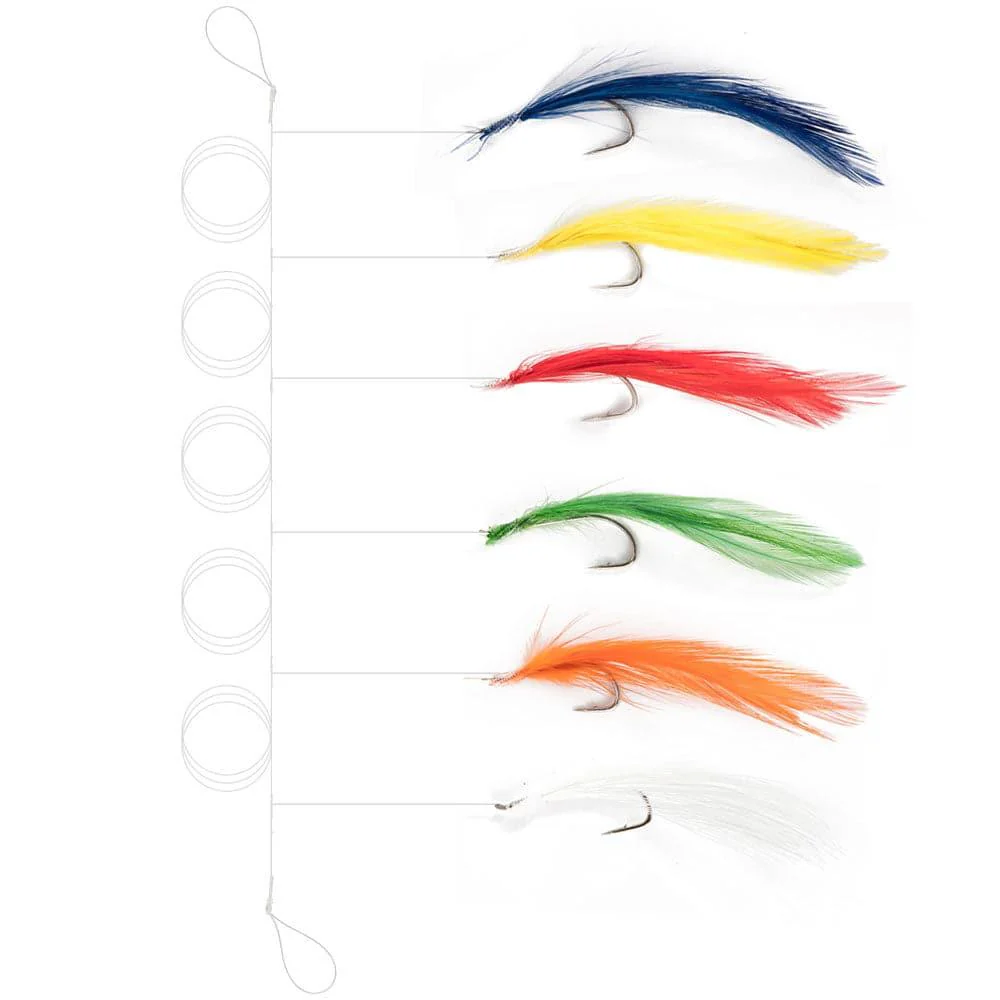 Dr.Fish 5/10pcs Mackerel Feathers Rigs - Image 10