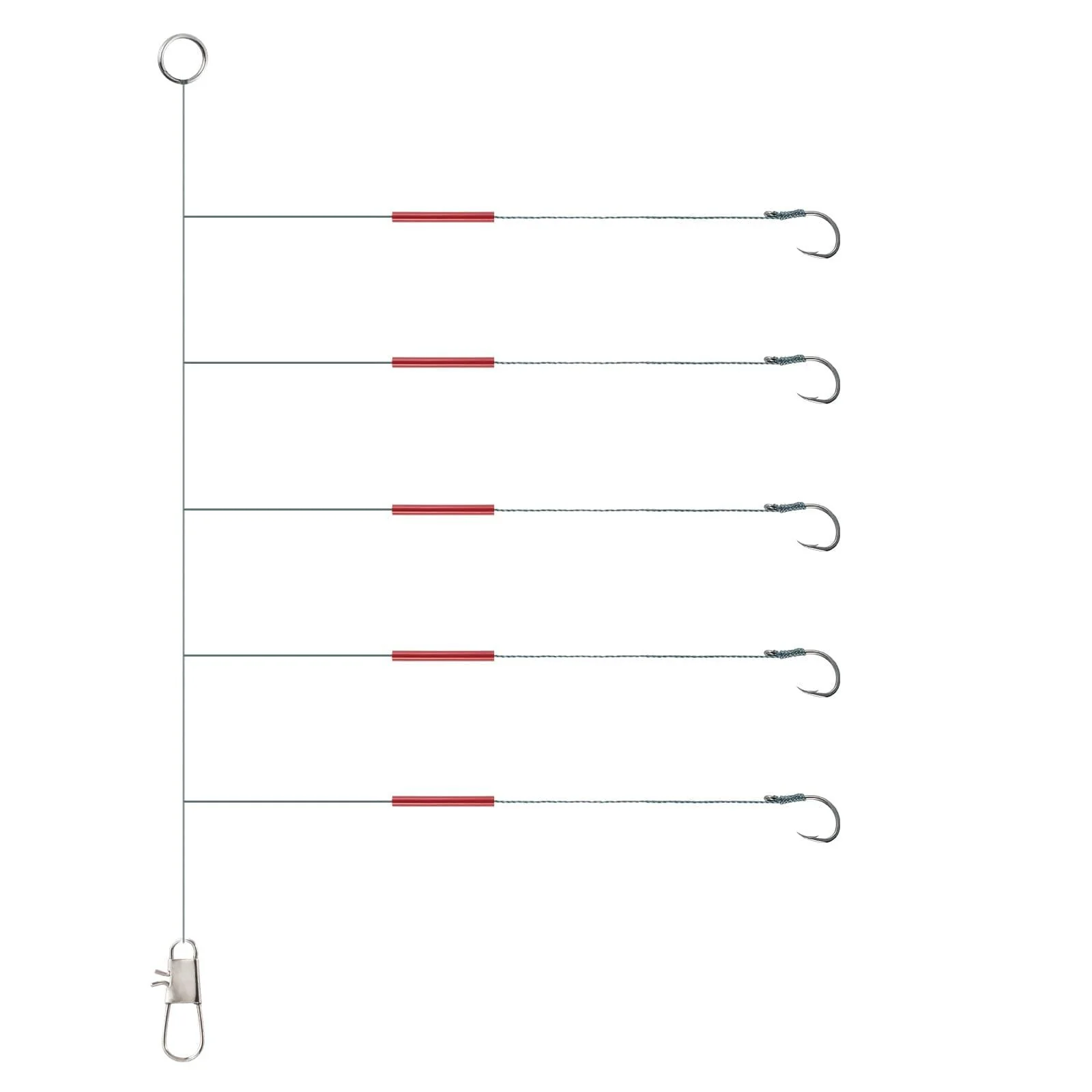 Dr.Fish 5/10pcs Mackerel Feathers Rigs - Image 14