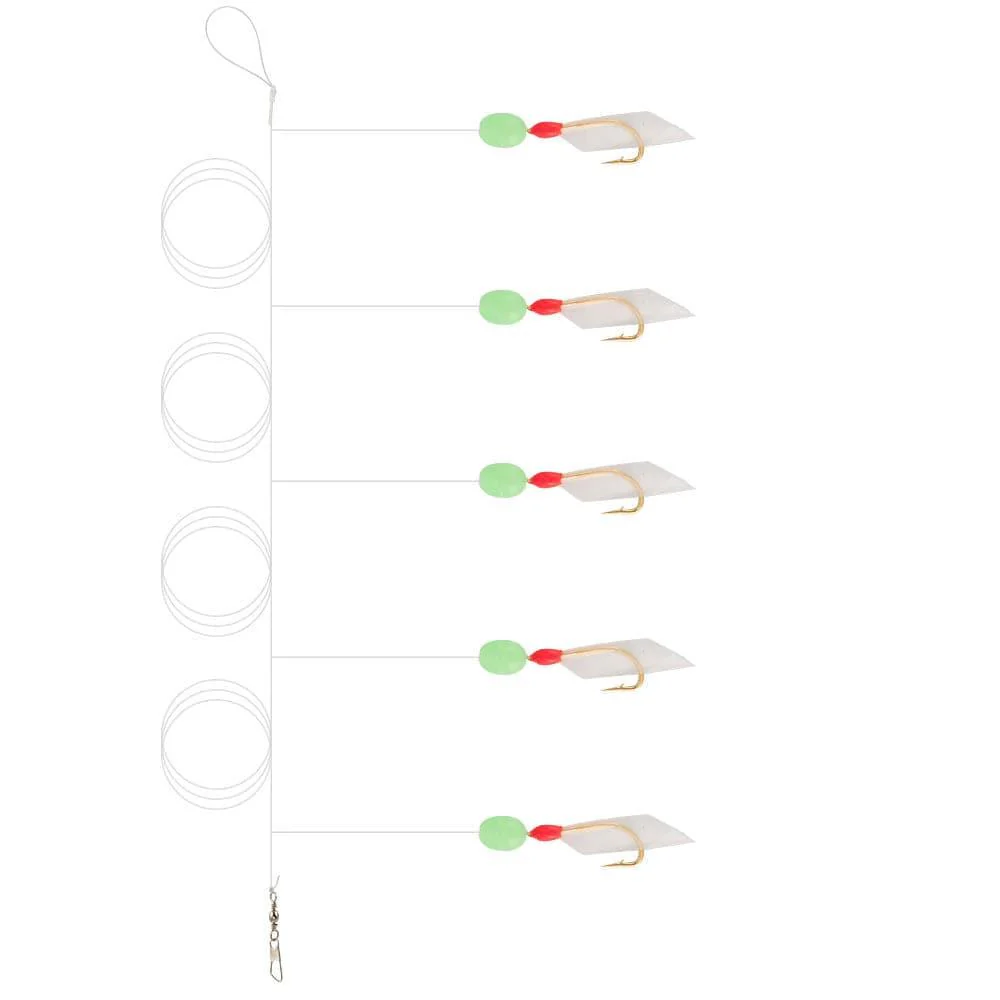 Dr.Fish 5/10pcs Mackerel Feathers Rigs - Image 5