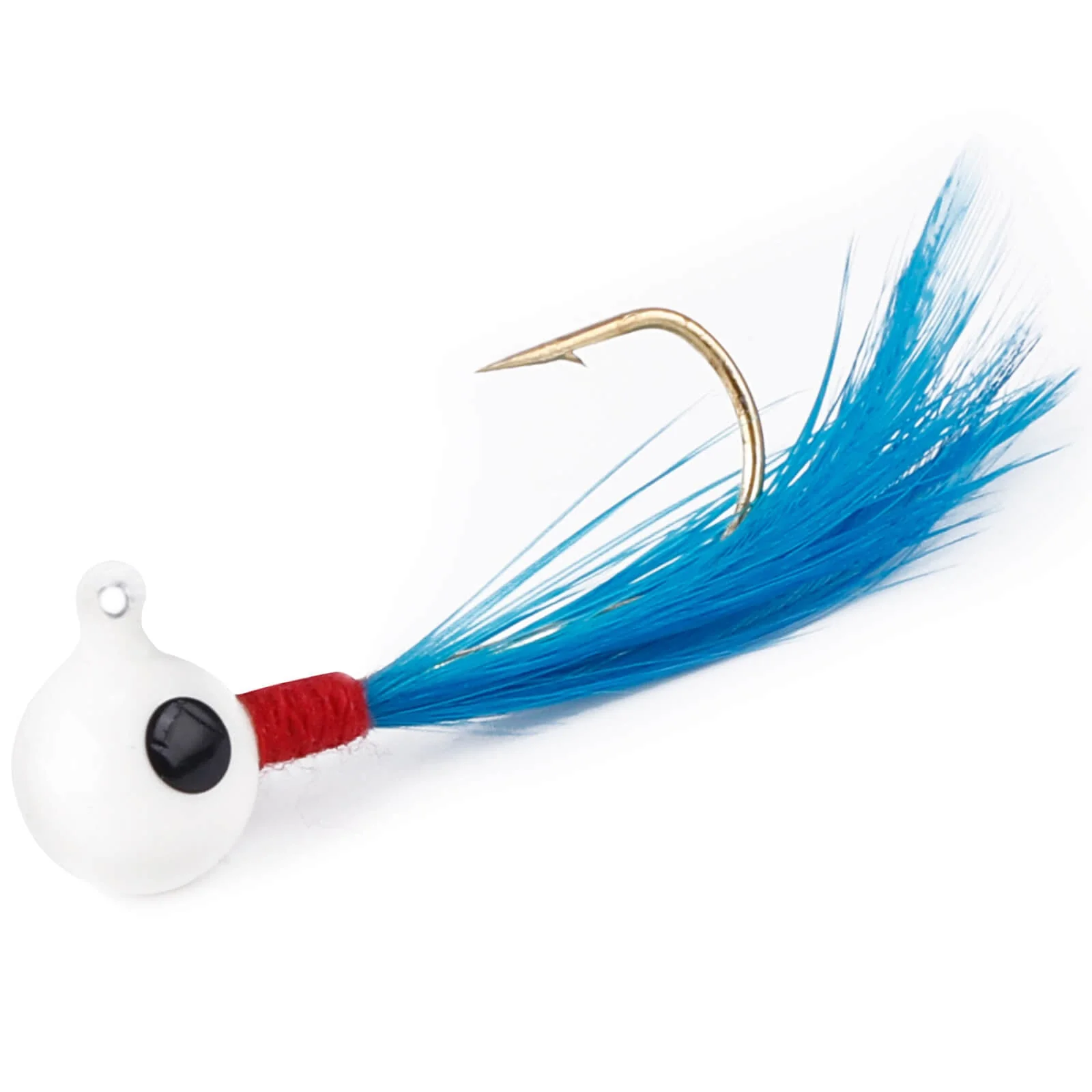 Dr.Fish 10pcs Marabou Crappie Jigs 1/8oz-1/24oz