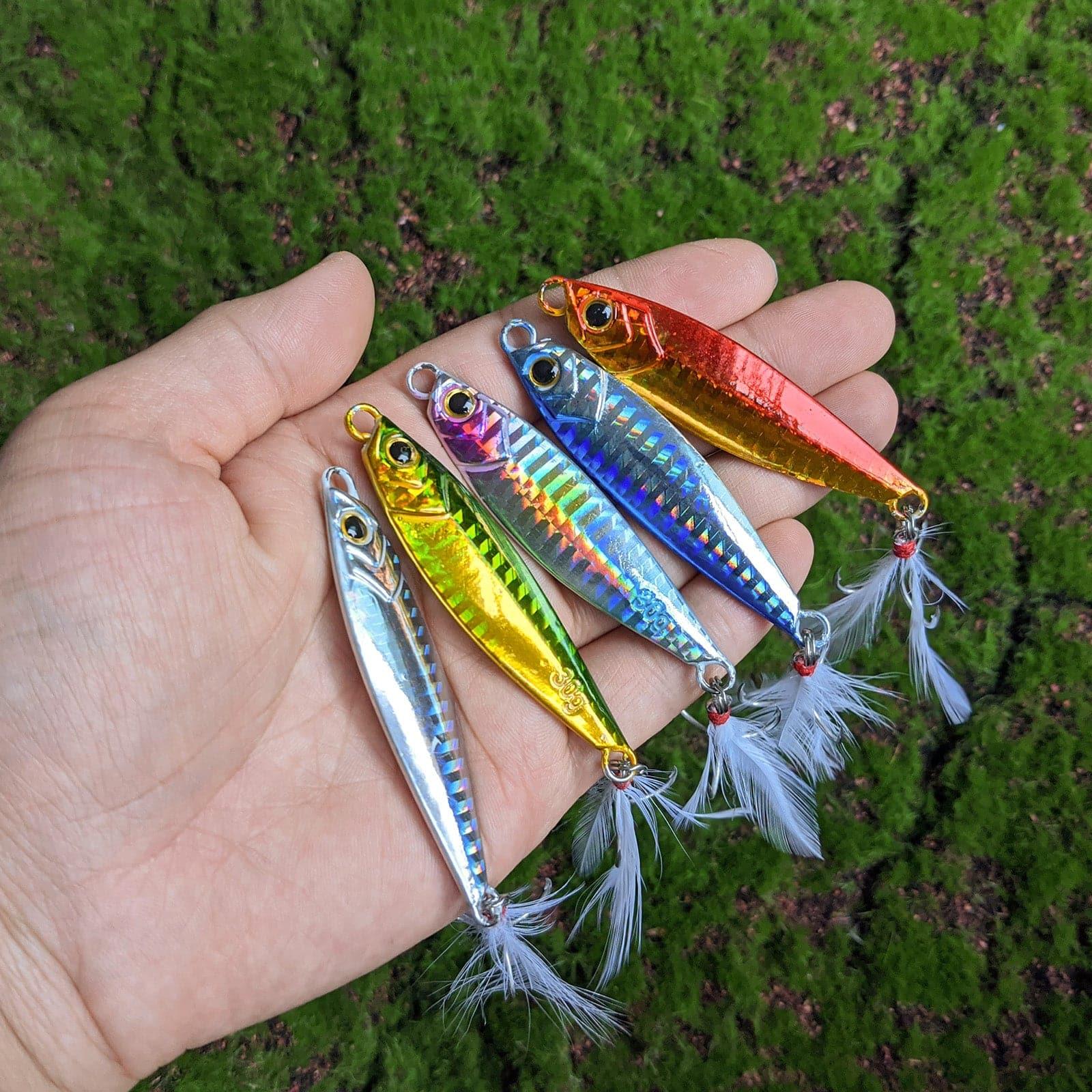 Dr.Fish 5pcs Long Casting Metal Jigs 1/2oz-2oz - Image 6