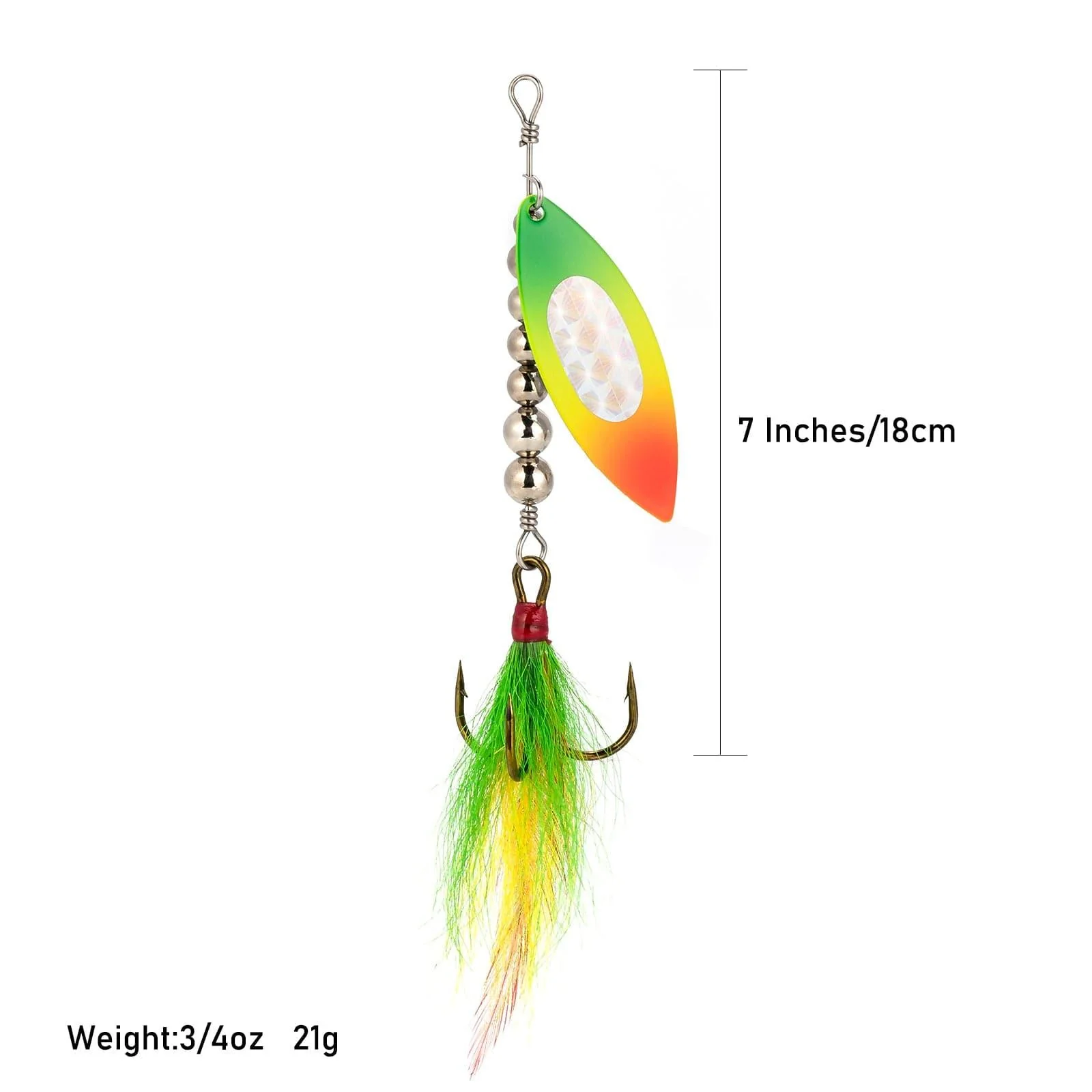 Dr.Fish 3pcs Musky Spinner Lures - Image 7