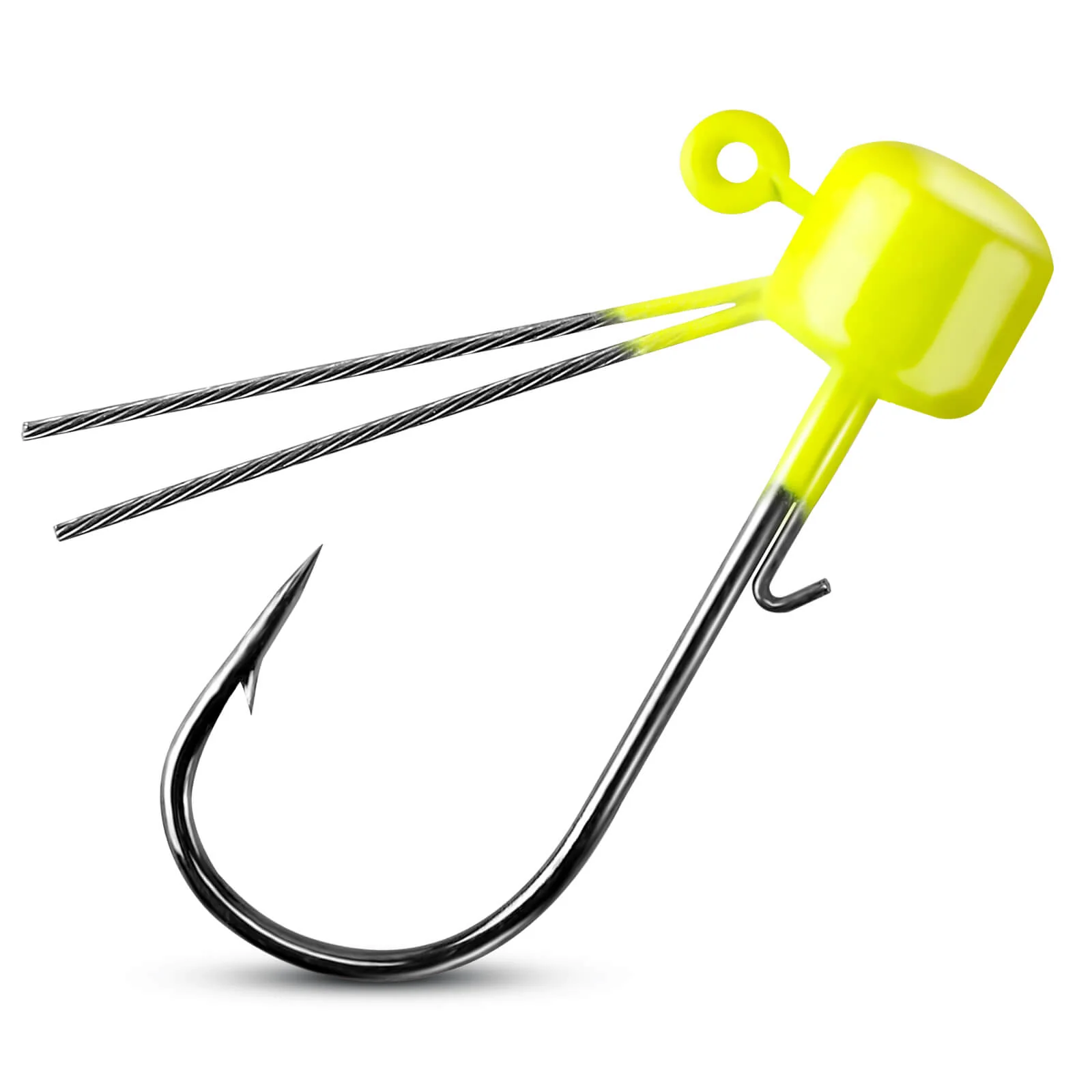 Dr.Fish 10pcs Ned Rig Jig Heads Weedless 1/4oz-3/16oz - Image 8