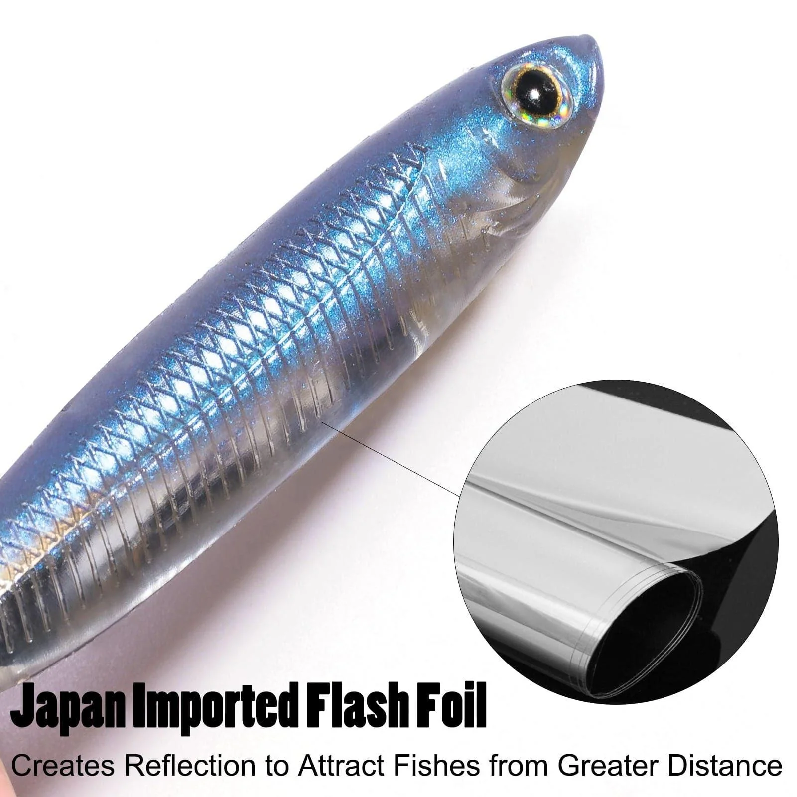 Dr.Fish Needle Tail Soft Swimbaits 3.15'' - Image 4
