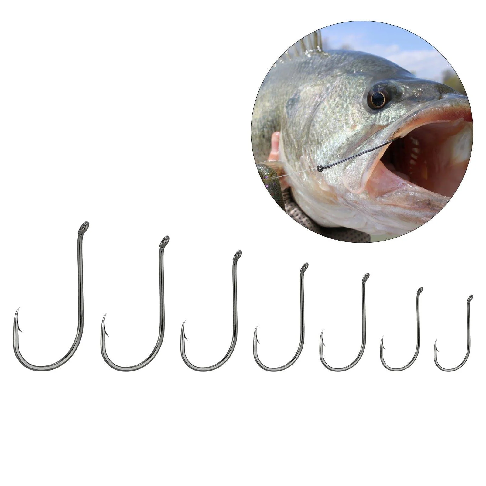 Dr.Fish Top-Rated Octopus Hooks #8 to 9/0 - Image 5