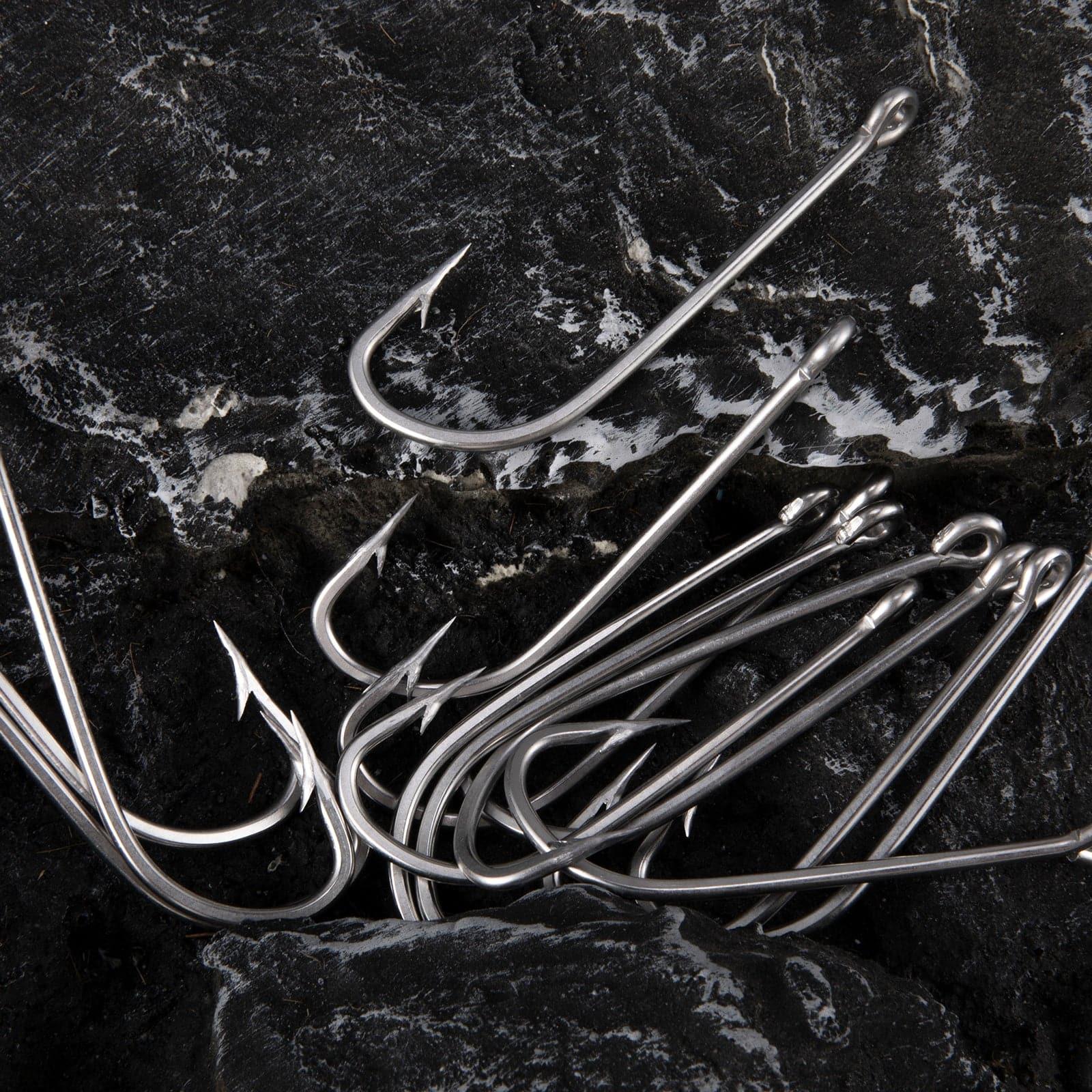 Dr.Fish 20/50pcs O'shaughnessy Hooks 1/0 to 10/0 - Image 9