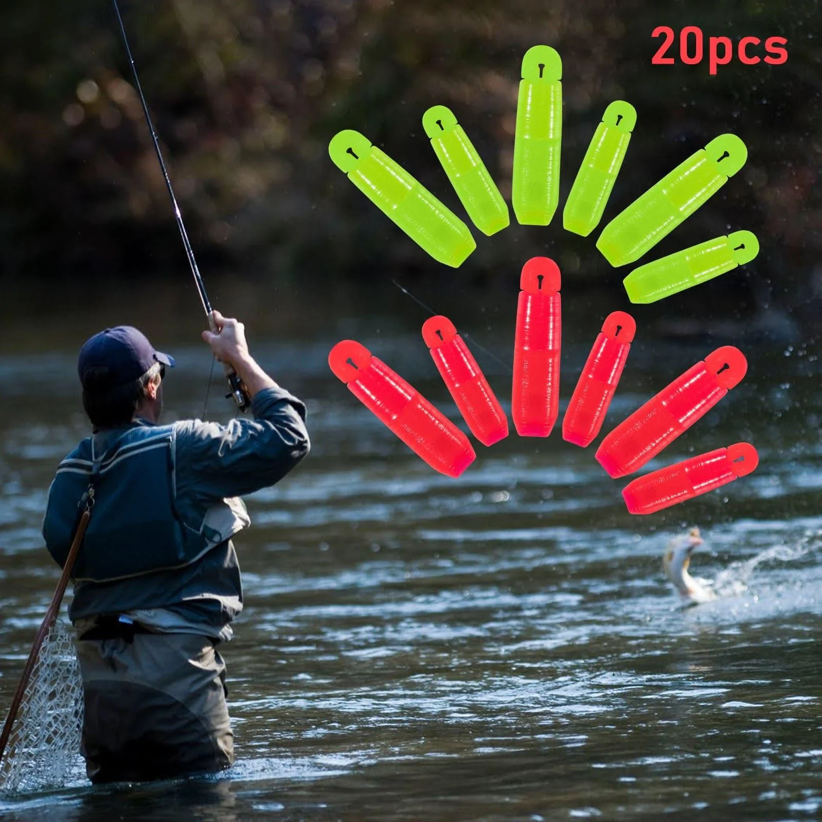 Dr.Fish 20pcs Pole Elastic Connector - Image 4