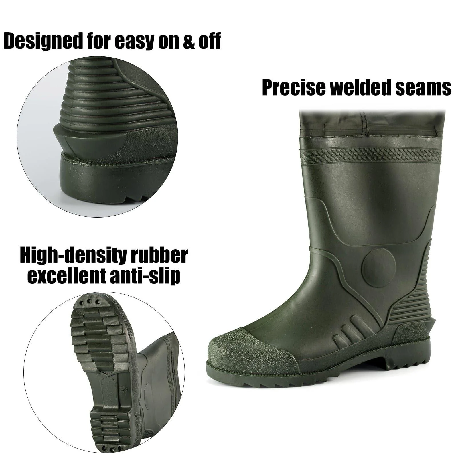 Dr.Fish PVC Chest Fishing Wader - Image 4