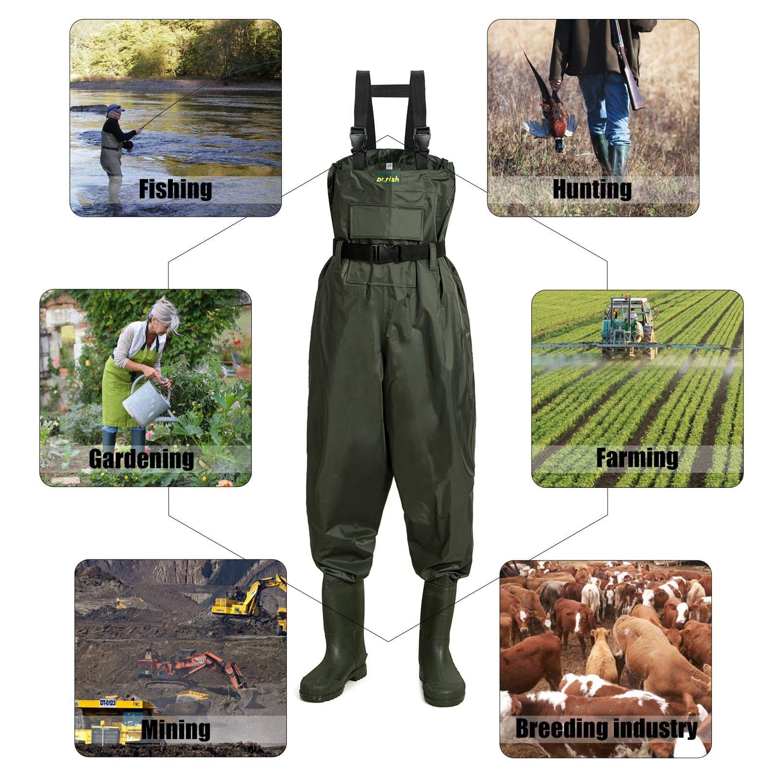 Dr.Fish PVC Chest Fishing Wader - Image 7