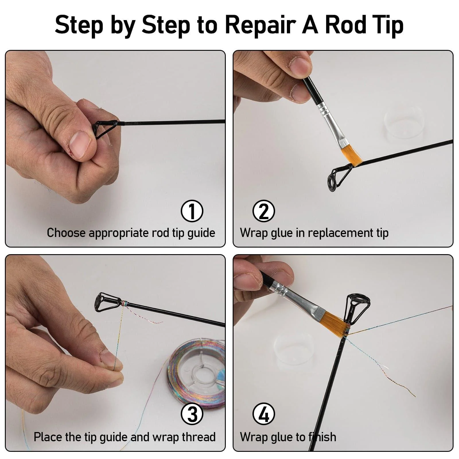 Dr.Fish 33pcs Rod Guide Repair Kit - Image 6