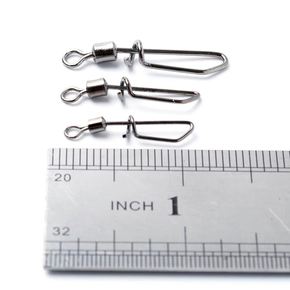 Dr.Fish 20pcs Rolling Swivel with T Shape Snap 40-75lb - Image 4