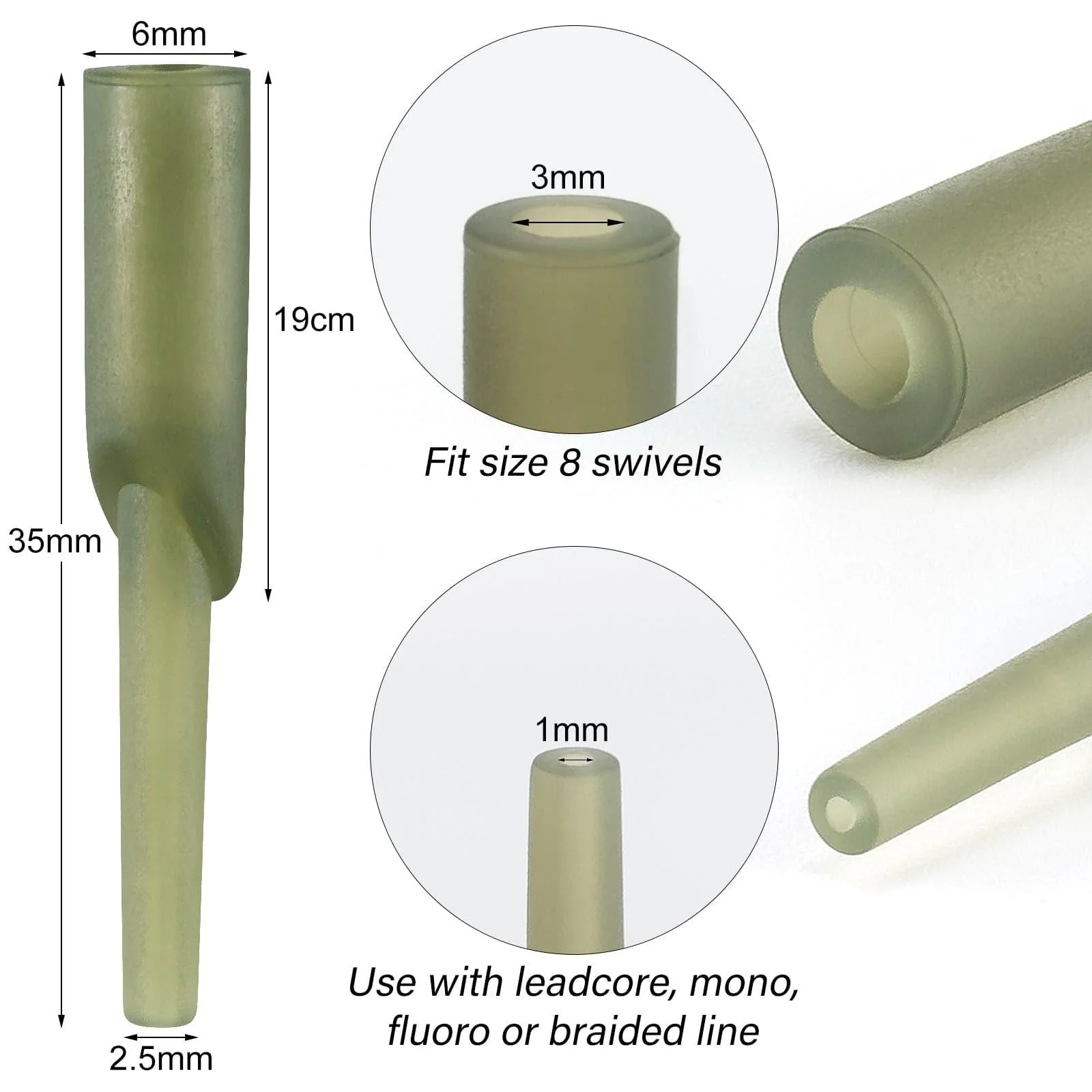 Dr.Fish 30pcs Run Rig Rubbers - Image 3