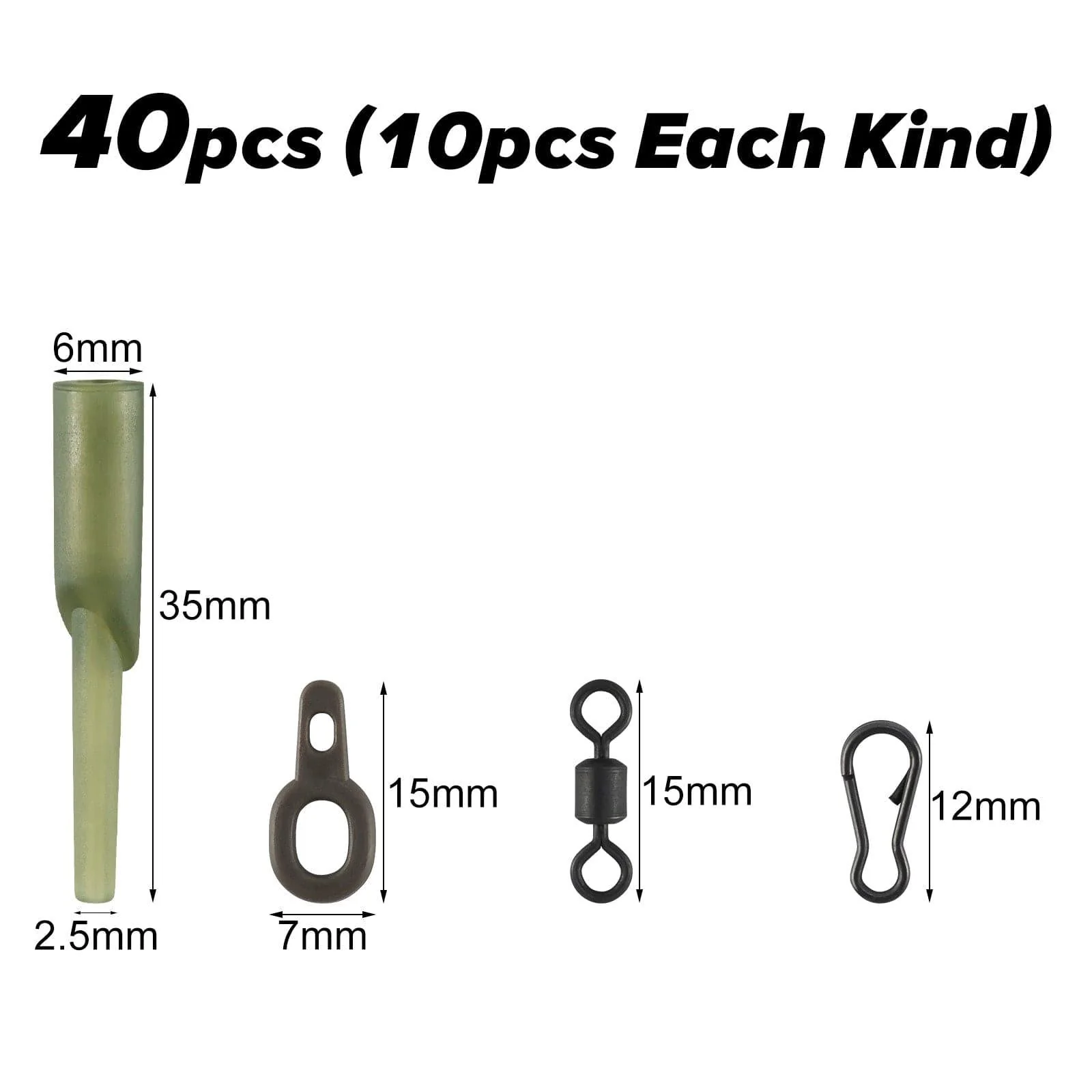 Dr.Fish 40pcs Running Rig Tackles Kit - Image 4