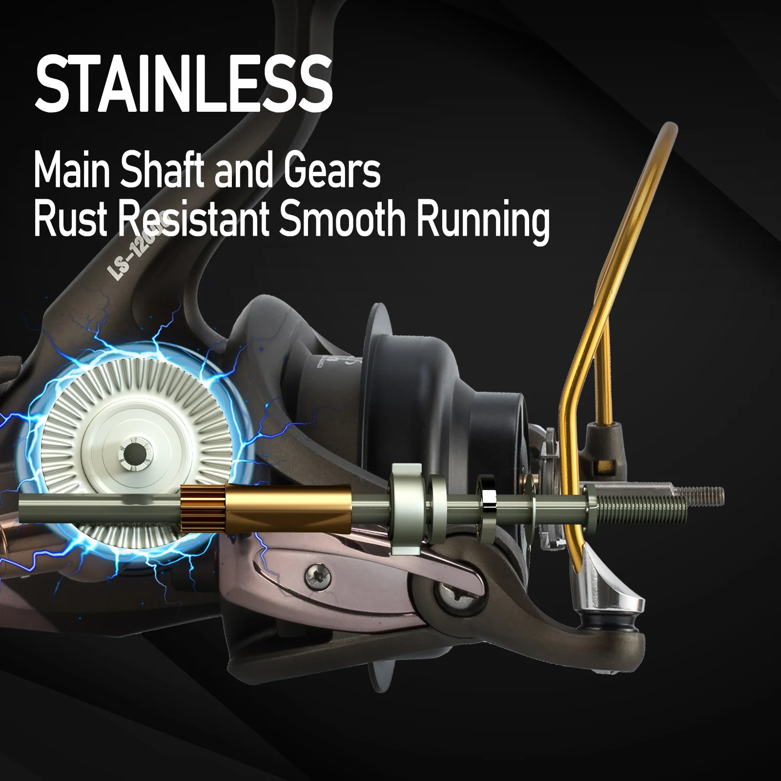 Dr.Fish LS Surf Fishing Reel 10000/12000 Heavy Duty - Image 5