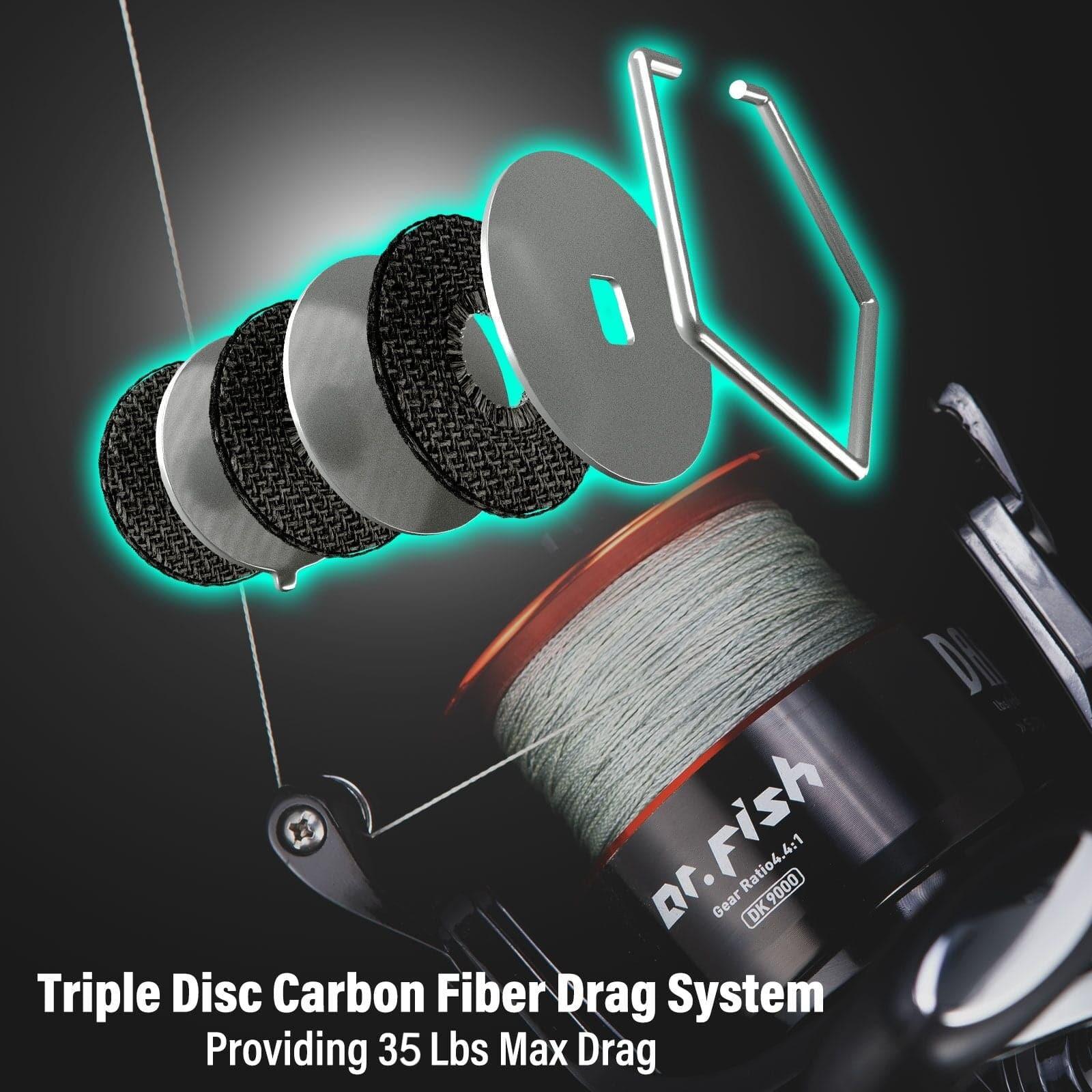 Dr.Fish Darkness Spinning Reel 8000/9000 - Image 3