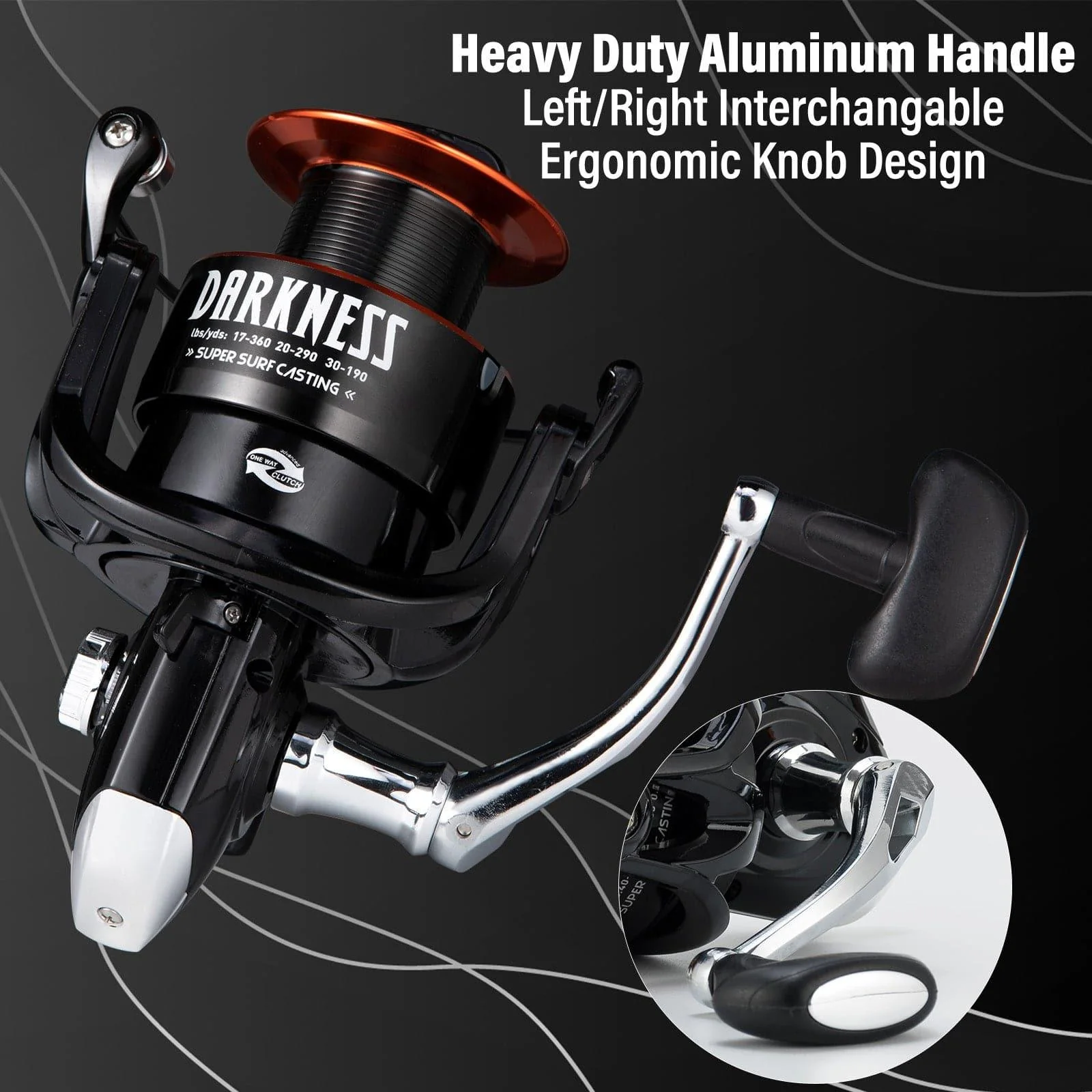 Dr.Fish Darkness Spinning Reel 8000/9000 - Image 6