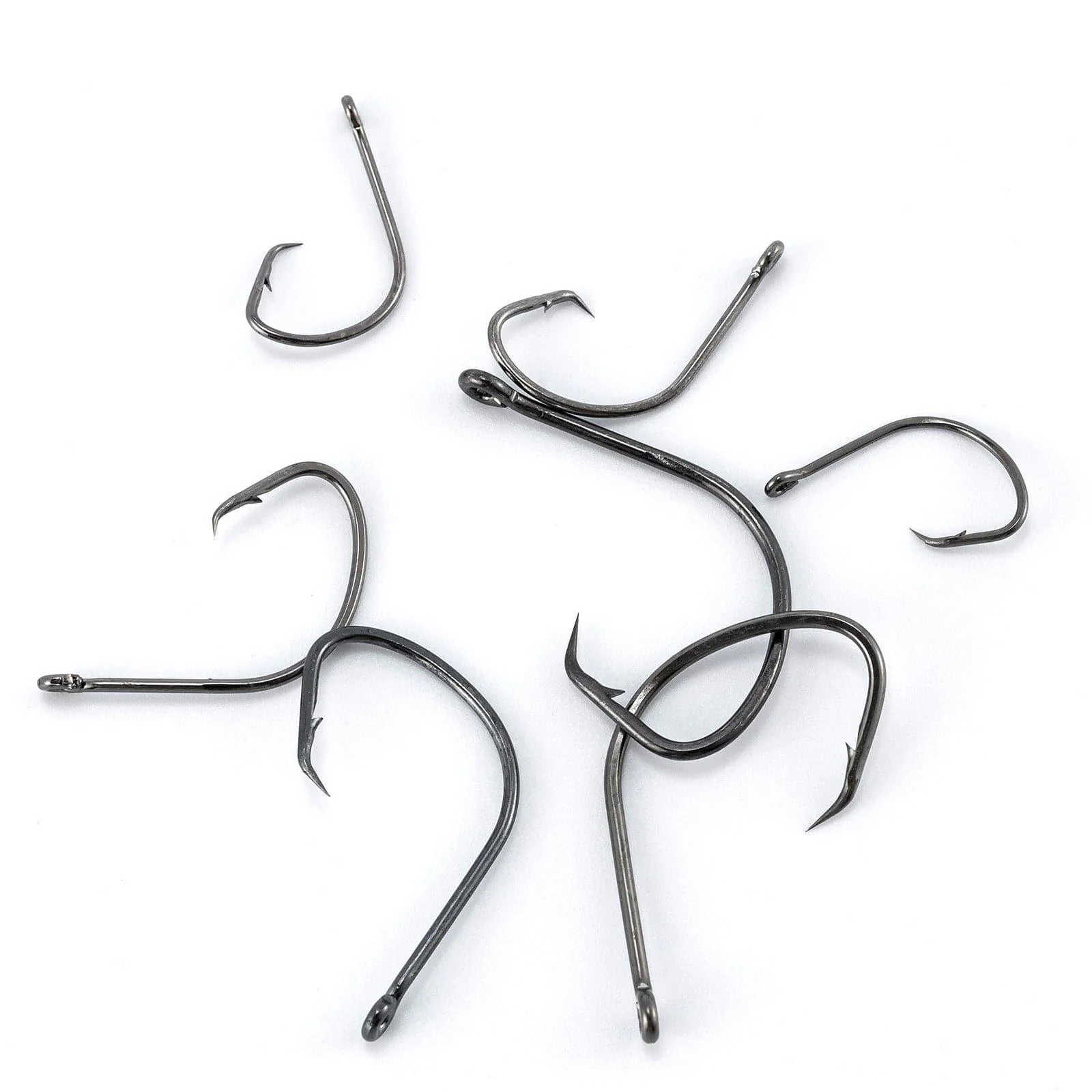 Dr.Fish 100pcs Sea Fishing Circle Hooks #4 to 5/0 - Image 3