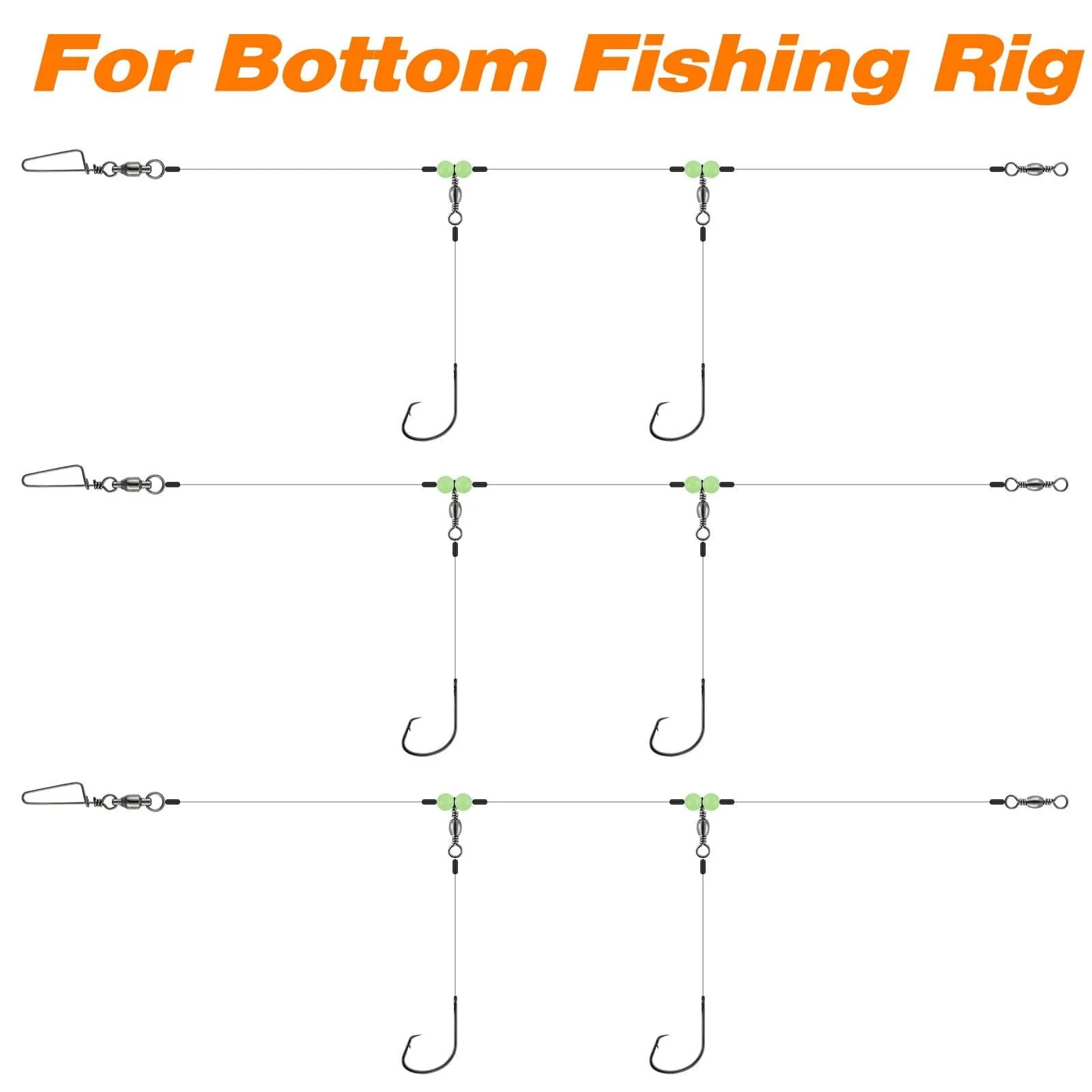 Dr.Fish 100pcs Sea Fishing Circle Hooks #4 to 5/0 - Image 7