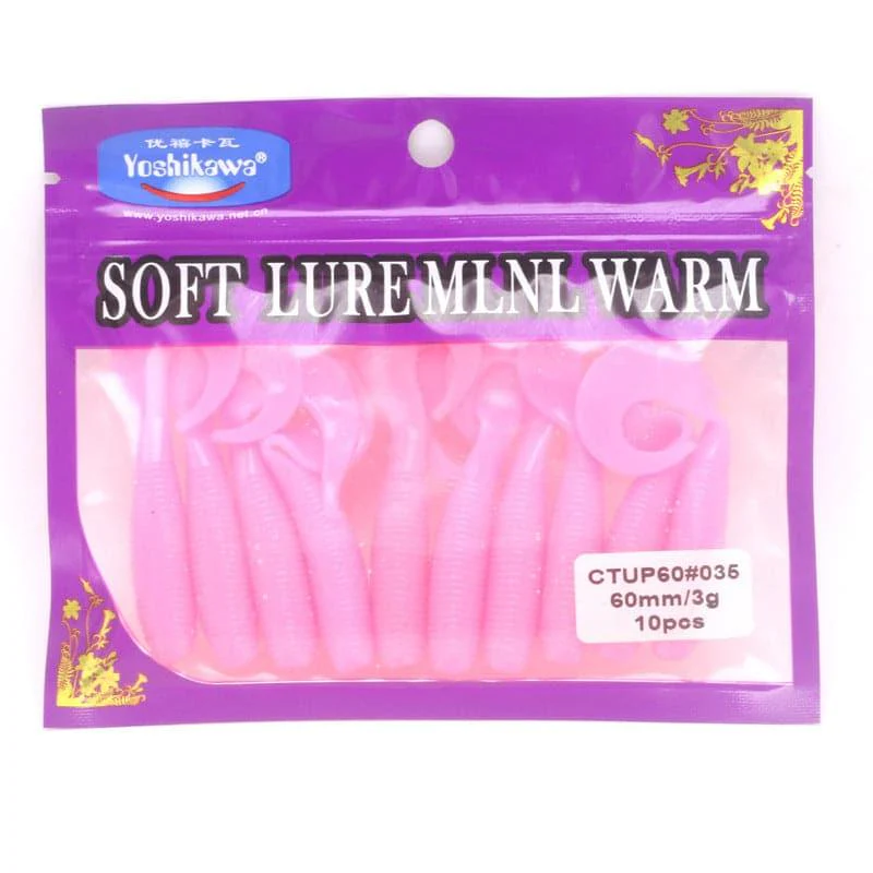Dr.Fish 10pcs Soft Plastic Grubs 2.36‘’ - Image 2