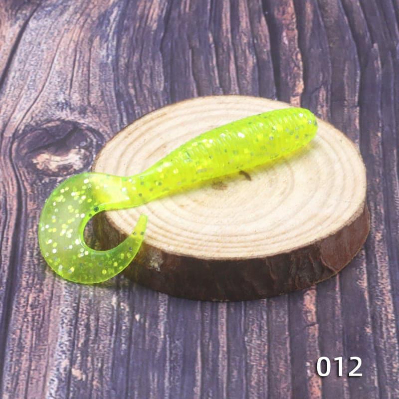 Dr.Fish 10pcs Soft Plastic Grubs 2.36‘’ - Image 4