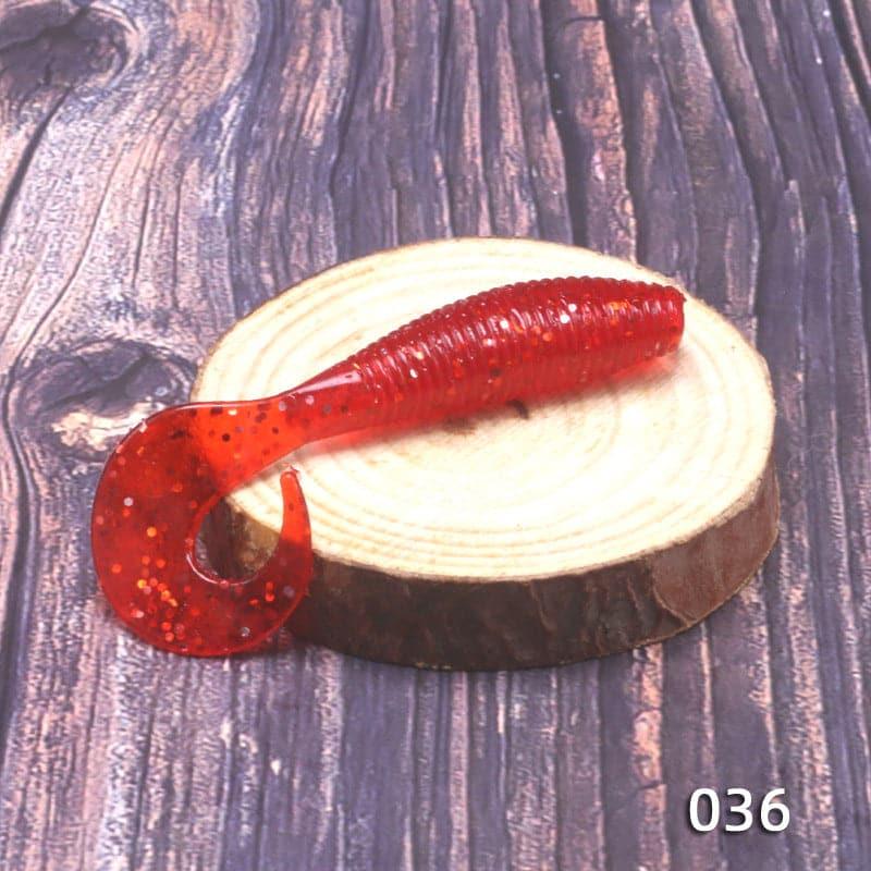 Dr.Fish 10pcs Soft Plastic Grubs 2.36‘’ - Image 5