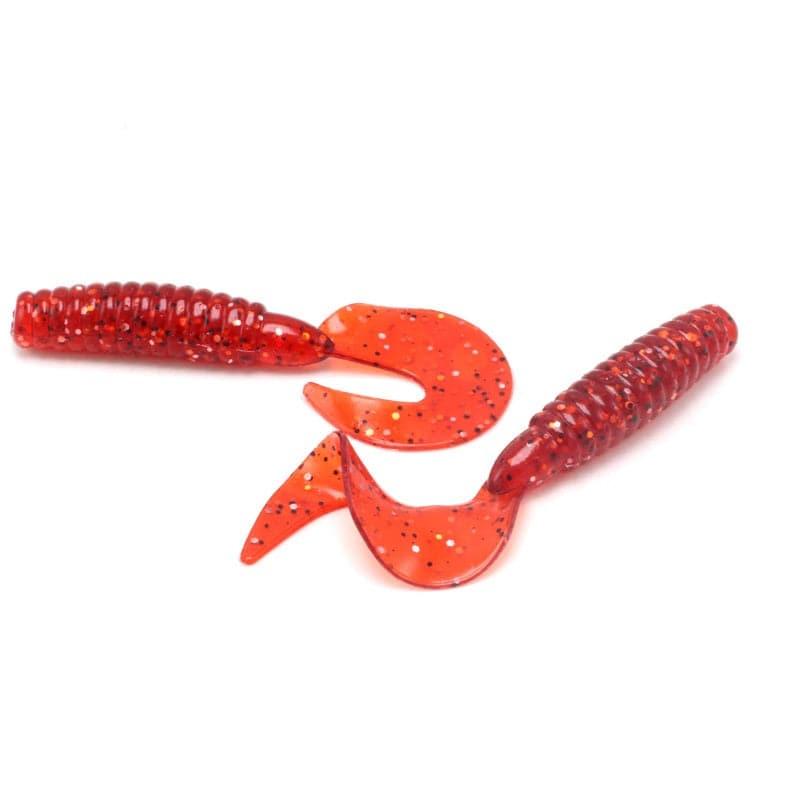 Dr.Fish 6pcs Soft Plastic Grubs 2.75'' - Image 4