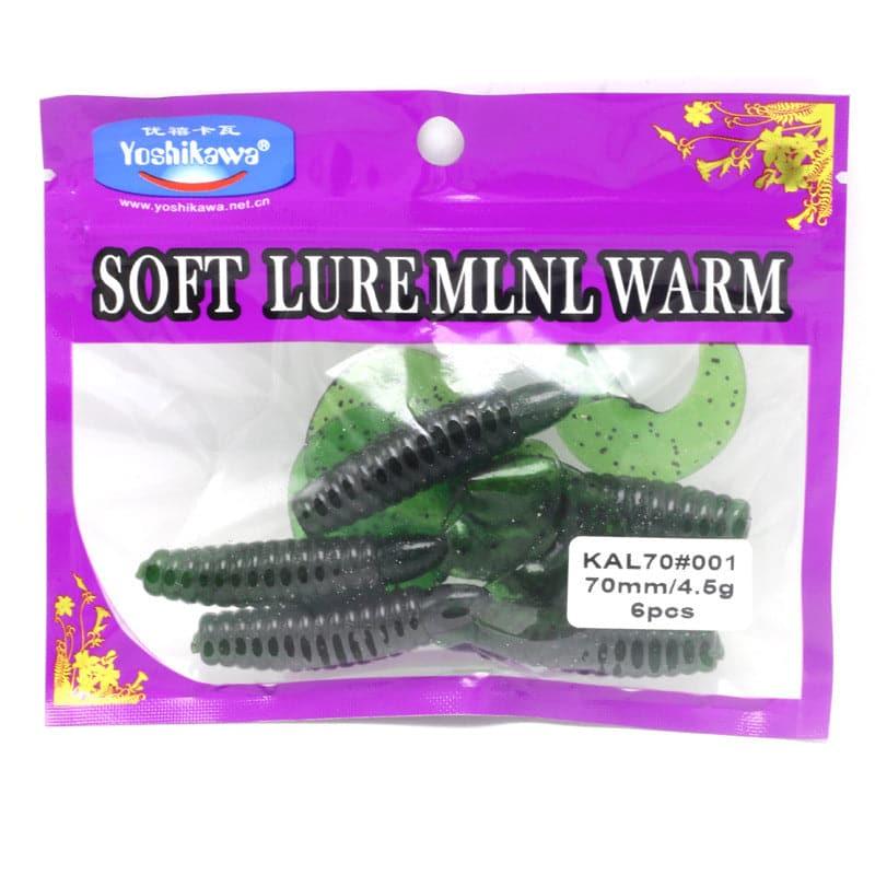 Dr.Fish 6pcs Soft Plastic Grubs 2.75'' - Image 5