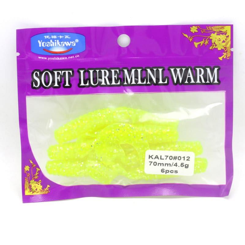 Dr.Fish 6pcs Soft Plastic Grubs 2.75'' - Image 6