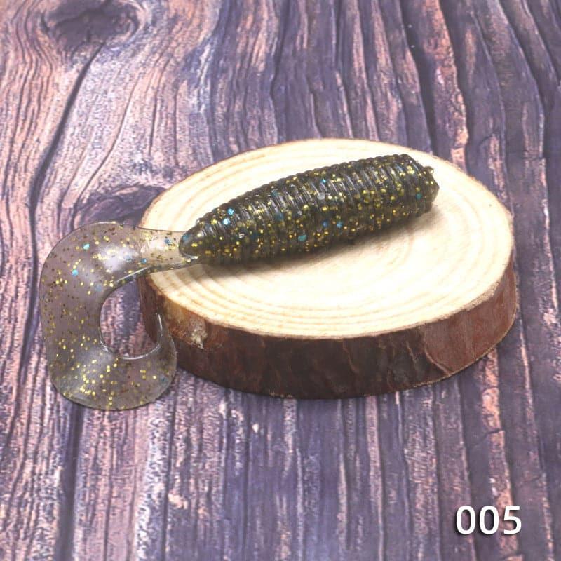 Dr.Fish 6pcs Soft Plastic Grubs 2.75'' - Image 7